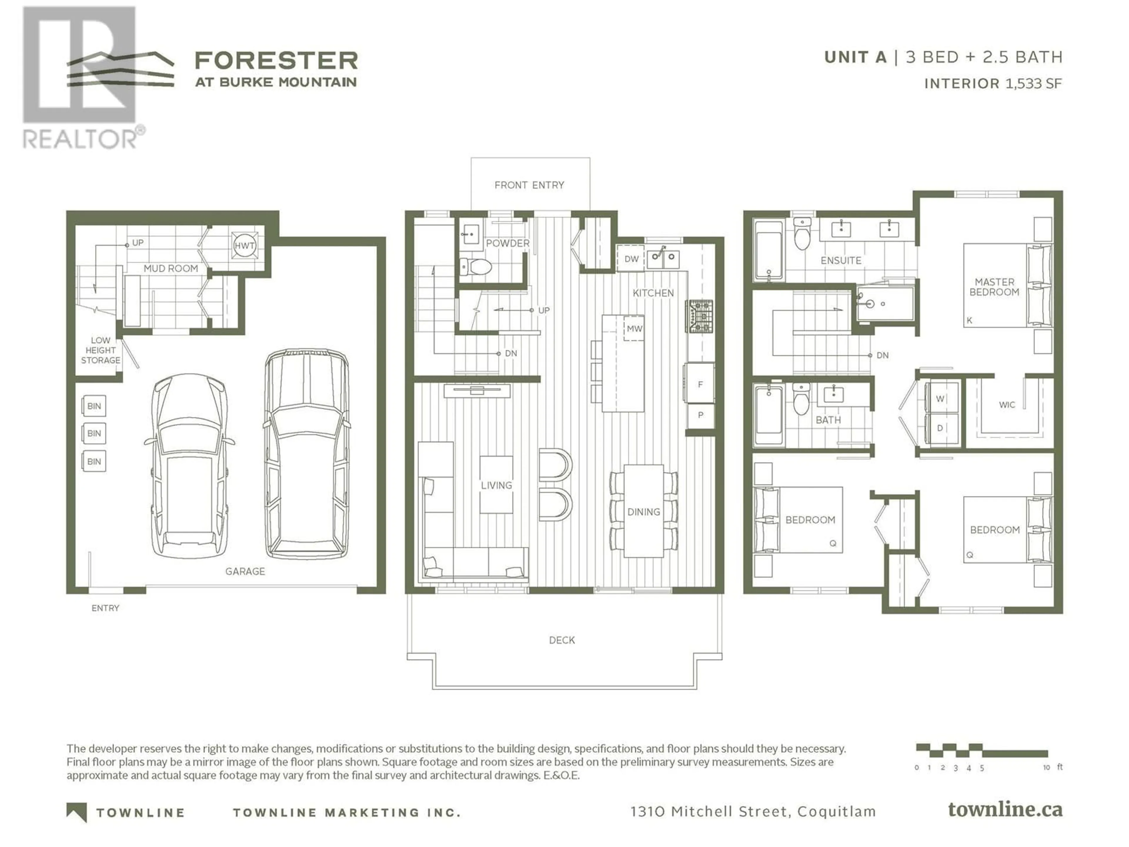 Floor plan for 169 1310 MITCHELL STREET, Coquitlam British Columbia V3E0T9