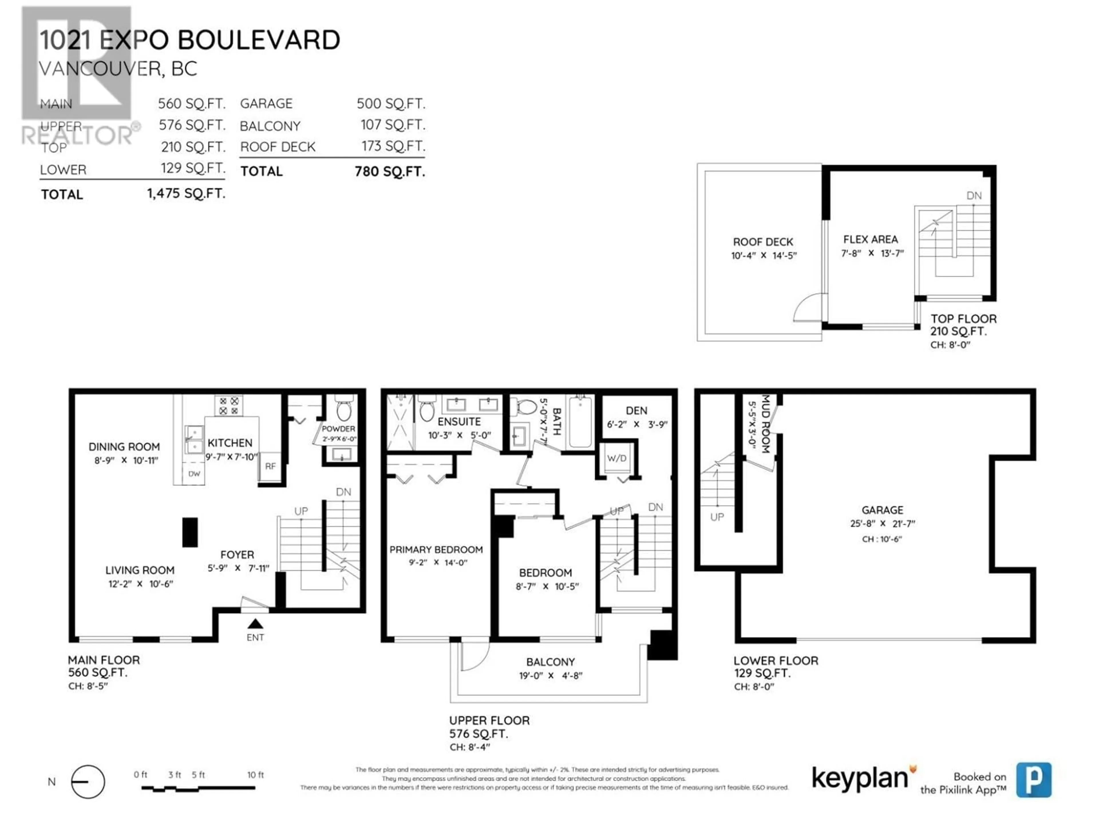 Floor plan for 1021 EXPO BOULEVARD, Vancouver British Columbia V6Z2W1