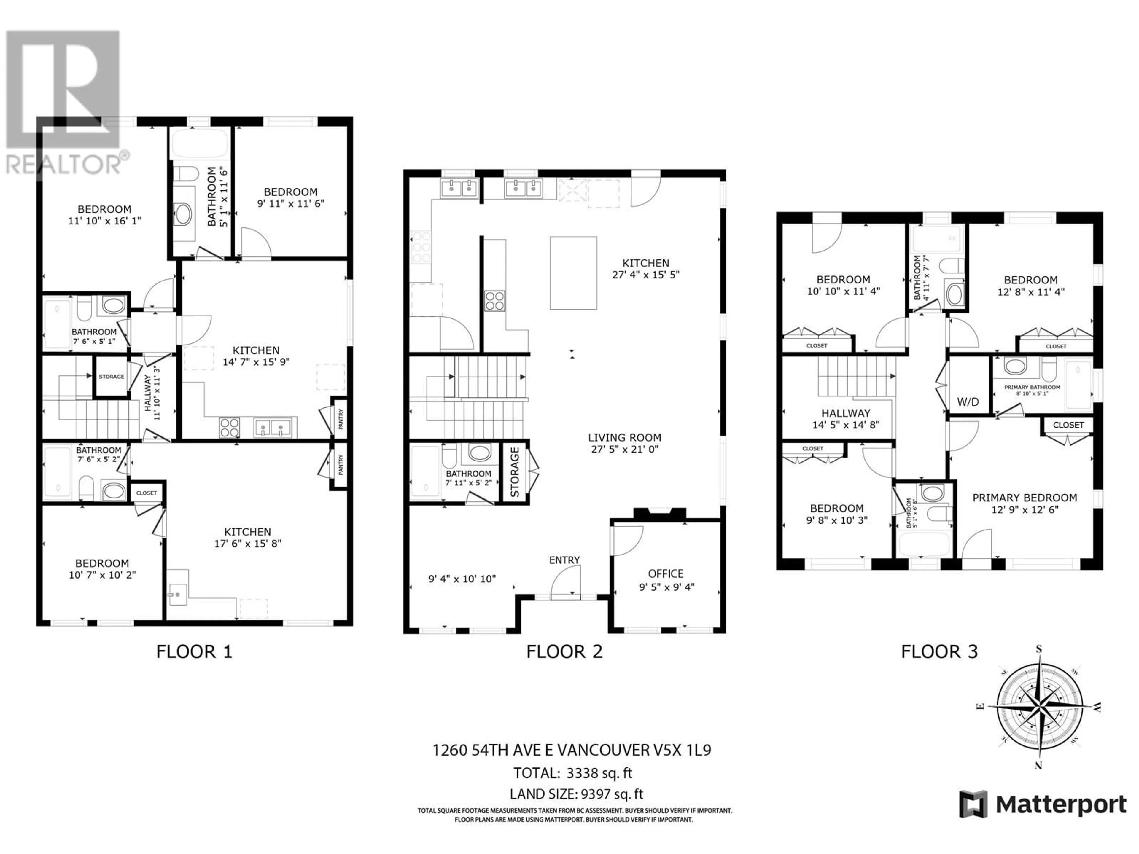 Floor plan for 1260 E 54TH AVENUE, Vancouver British Columbia V5X1L9