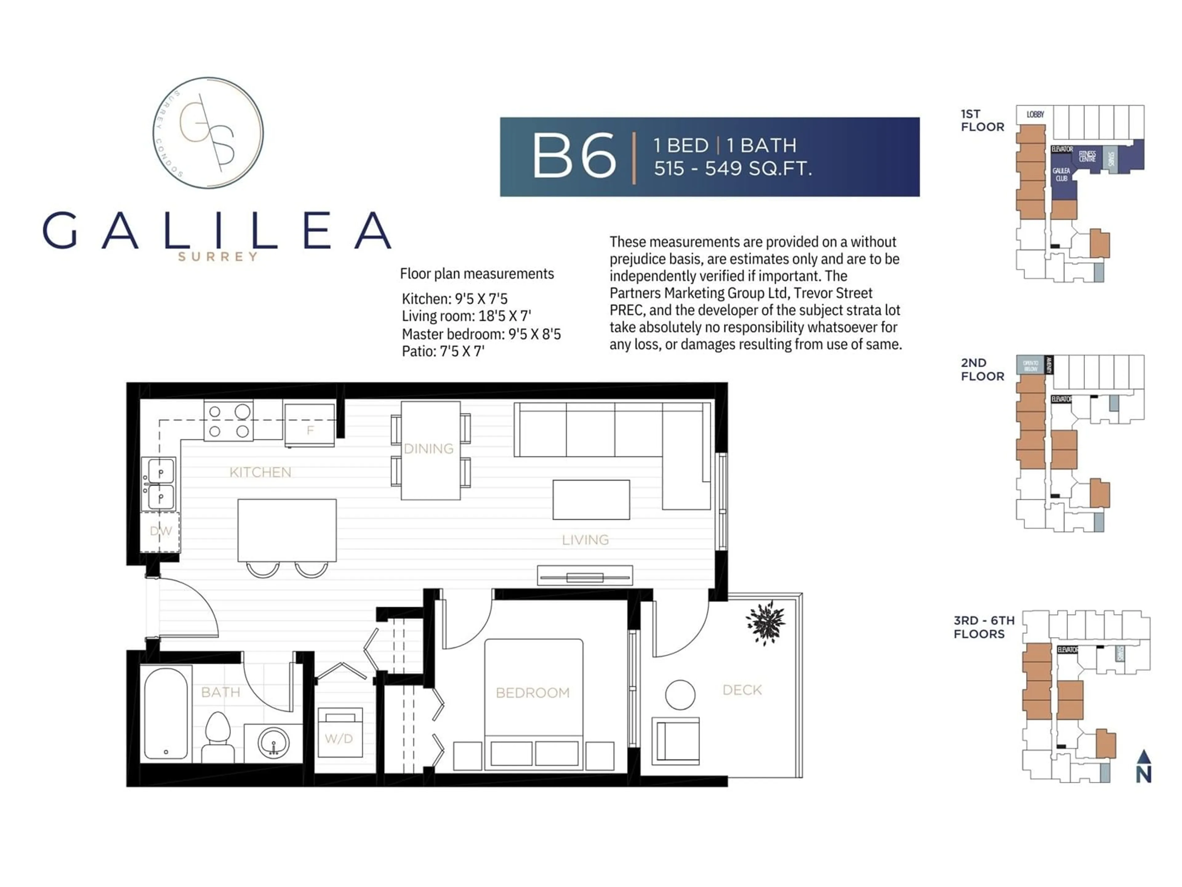 Floor plan for 301 13458 95 AVENUE, Surrey British Columbia V3P1P5