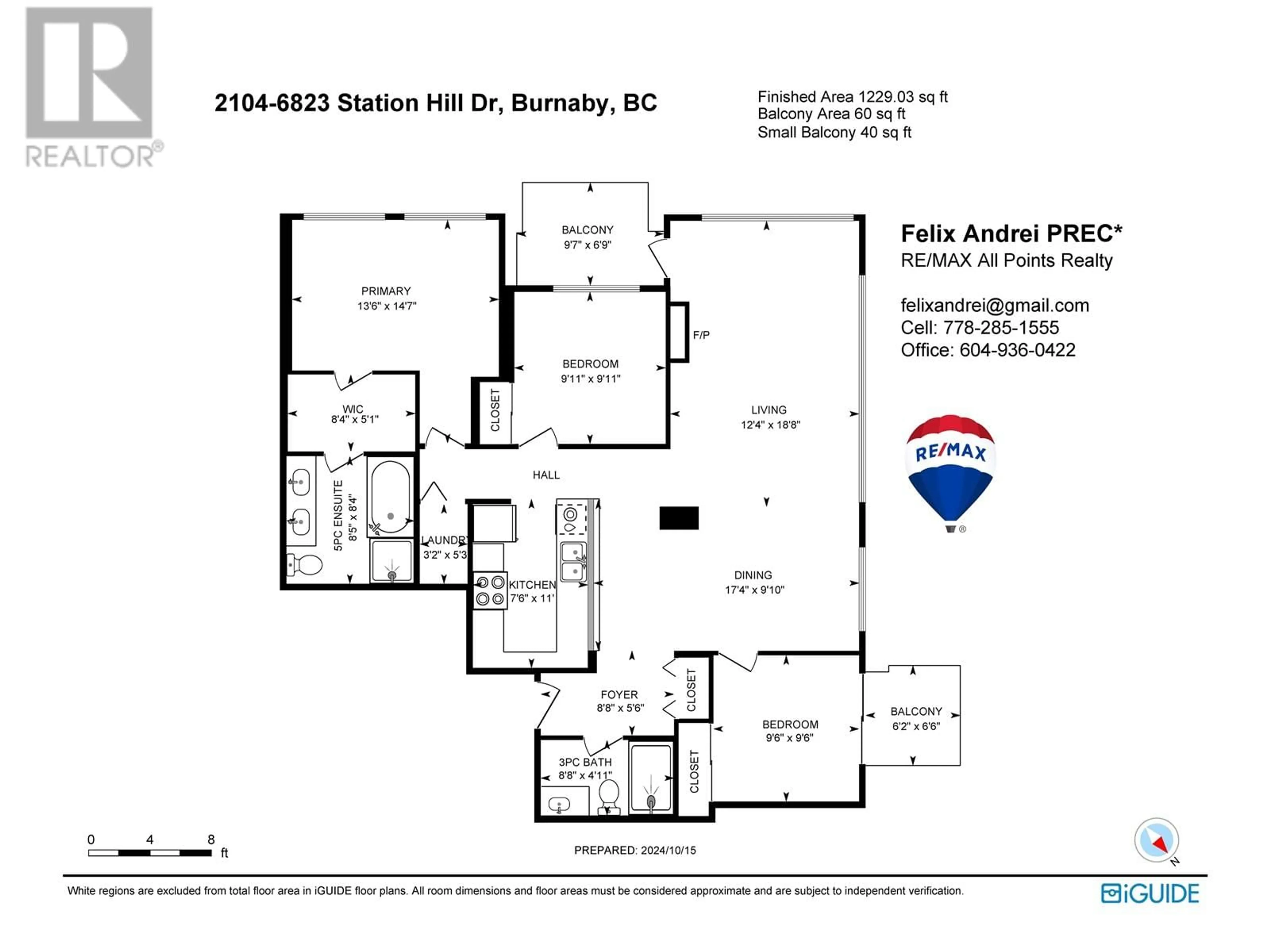 Floor plan for 2104 6823 STATION HILL DRIVE, Burnaby British Columbia V3N0A9