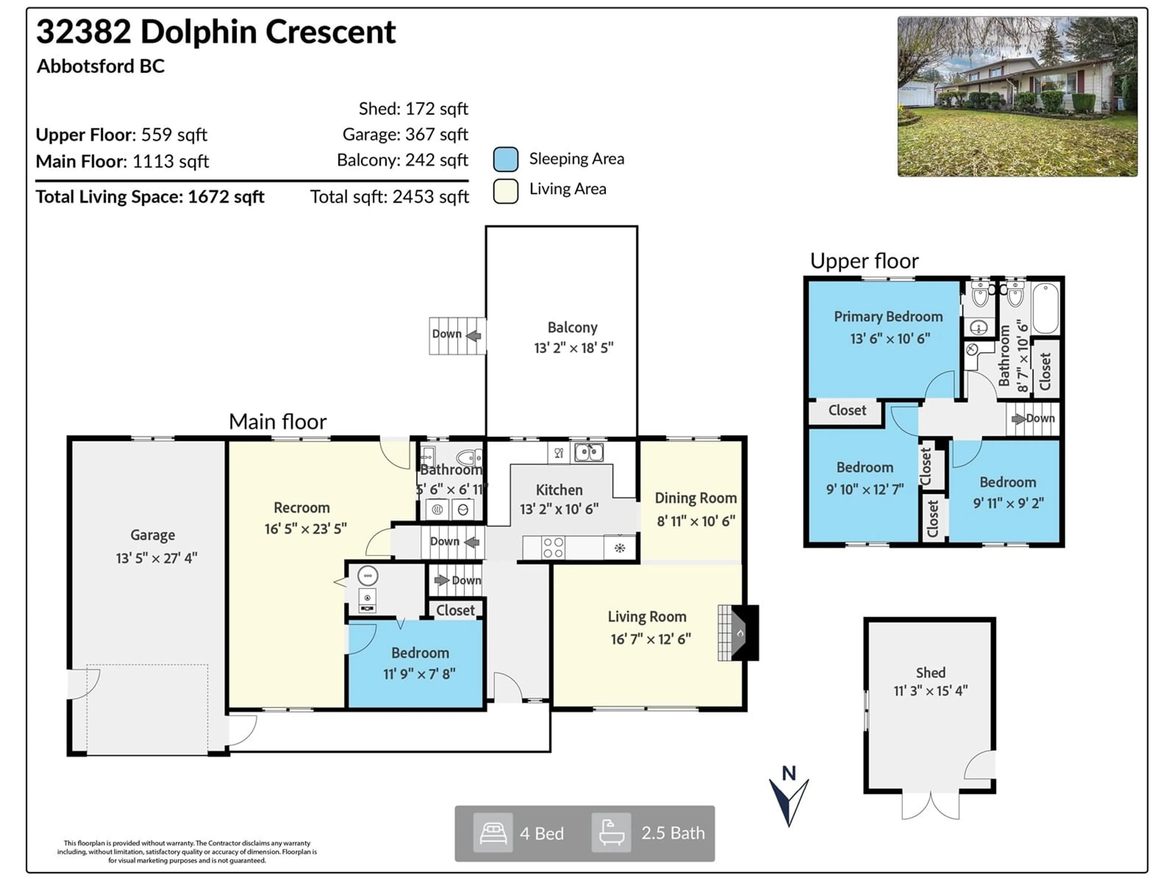 Floor plan for 32382 DOLPHIN CRESCENT, Abbotsford British Columbia V2T3T4