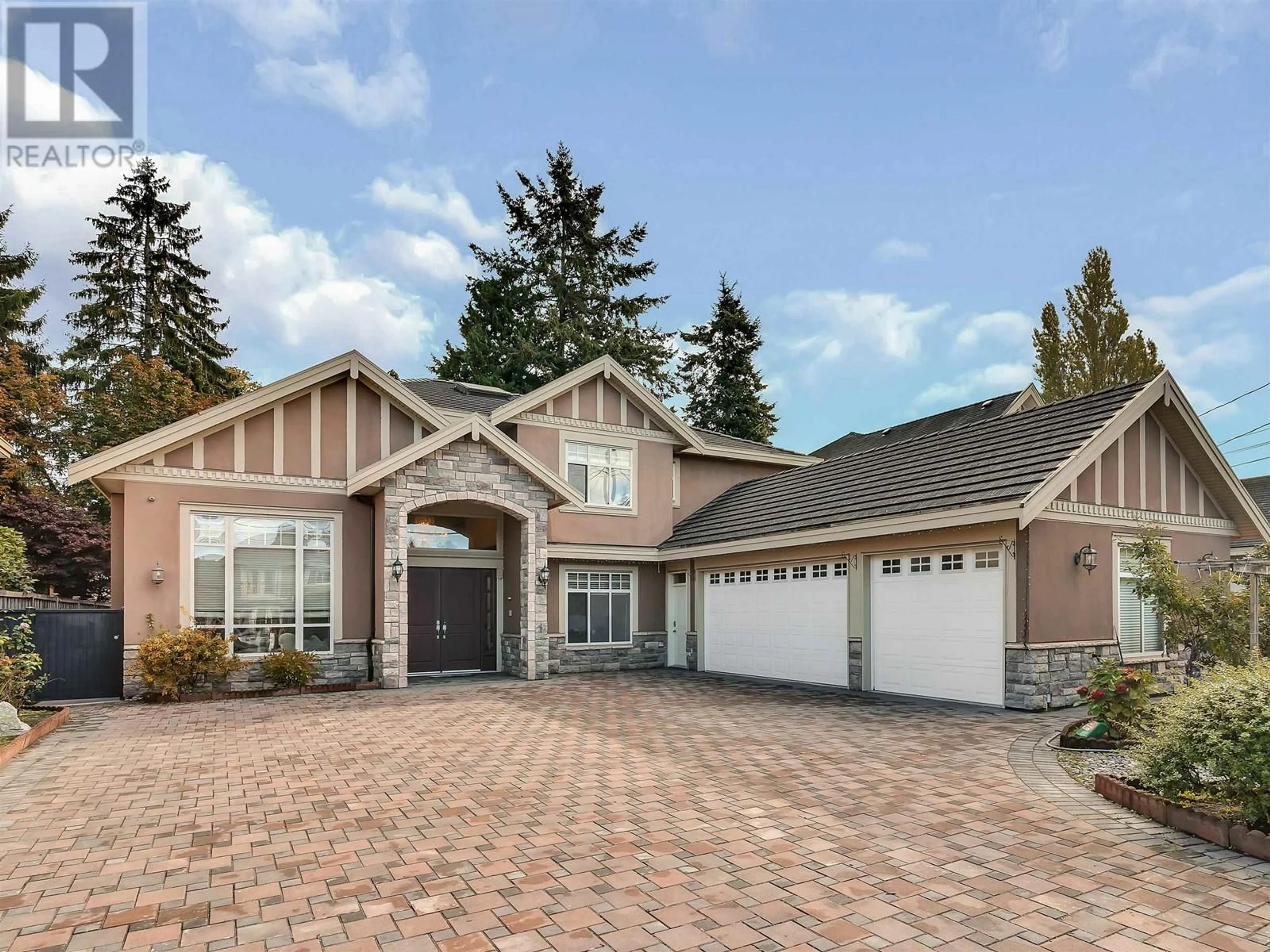 Home with brick exterior material for 8640 MINLER ROAD, Richmond British Columbia V7C3T9