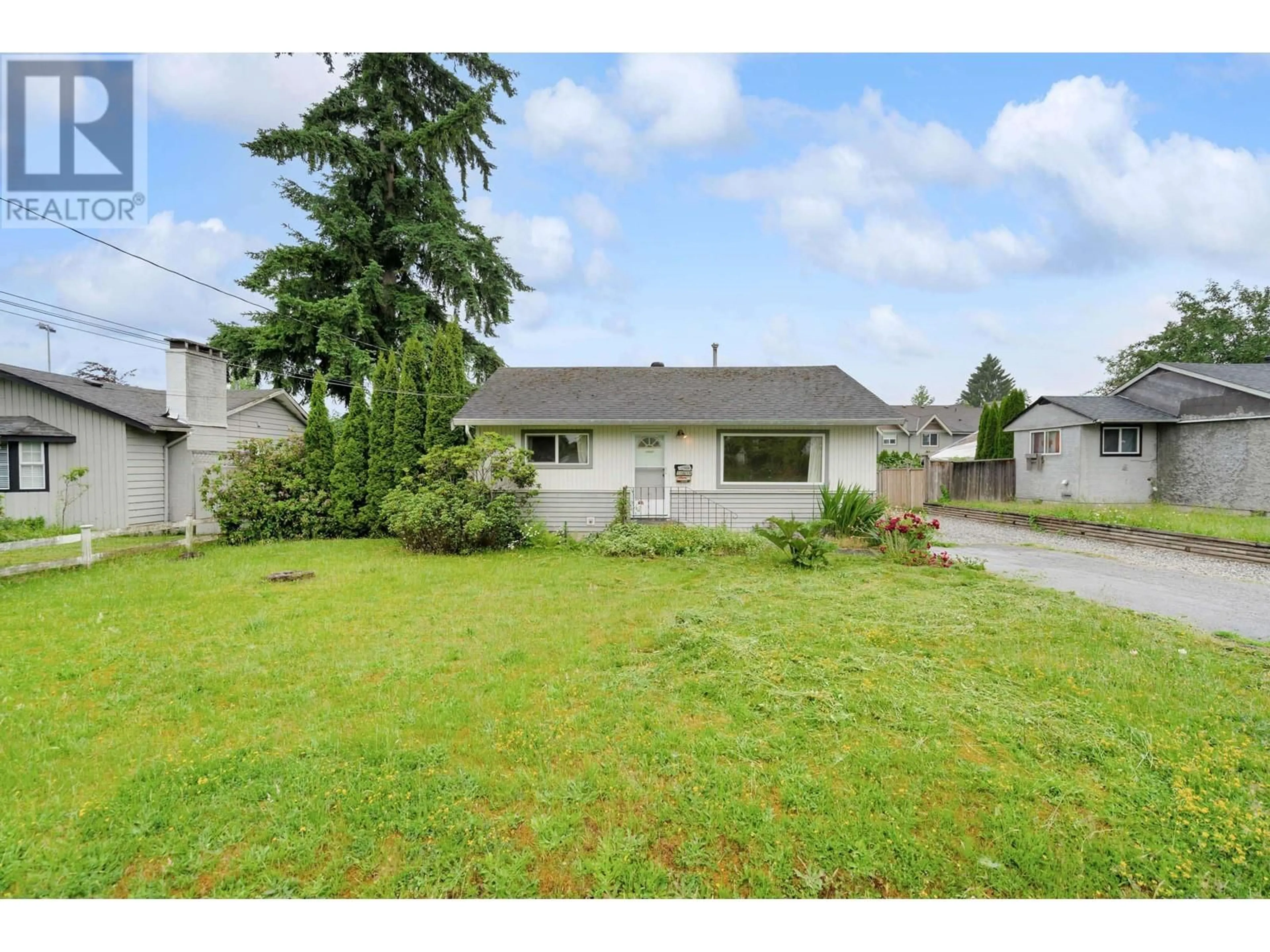 Frontside or backside of a home, the fenced backyard for 11619 ADAIR STREET, Maple Ridge British Columbia V2X6R8