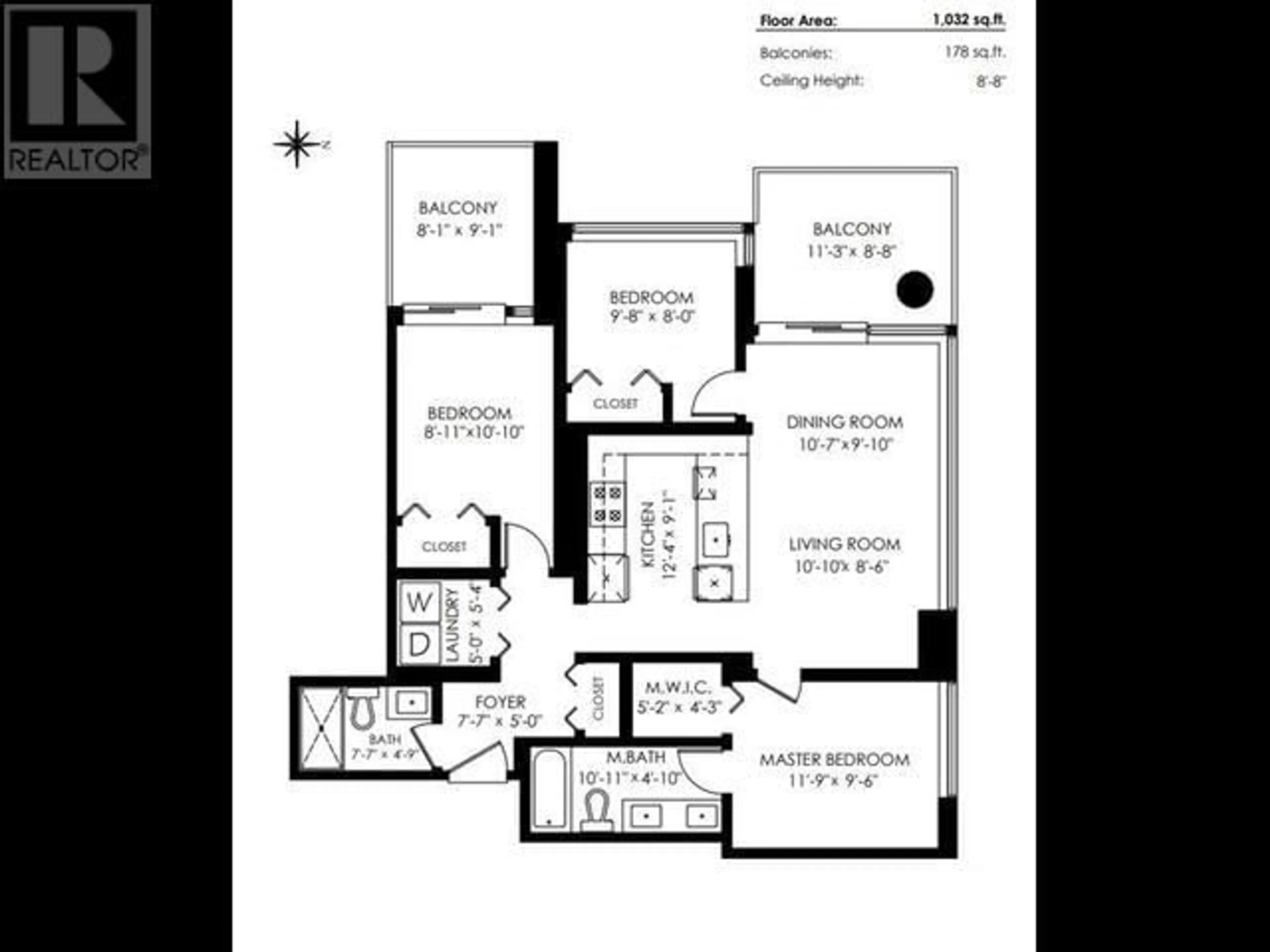 Floor plan for 3107 6538 NELSON AVENUE, Burnaby British Columbia V5H0G5