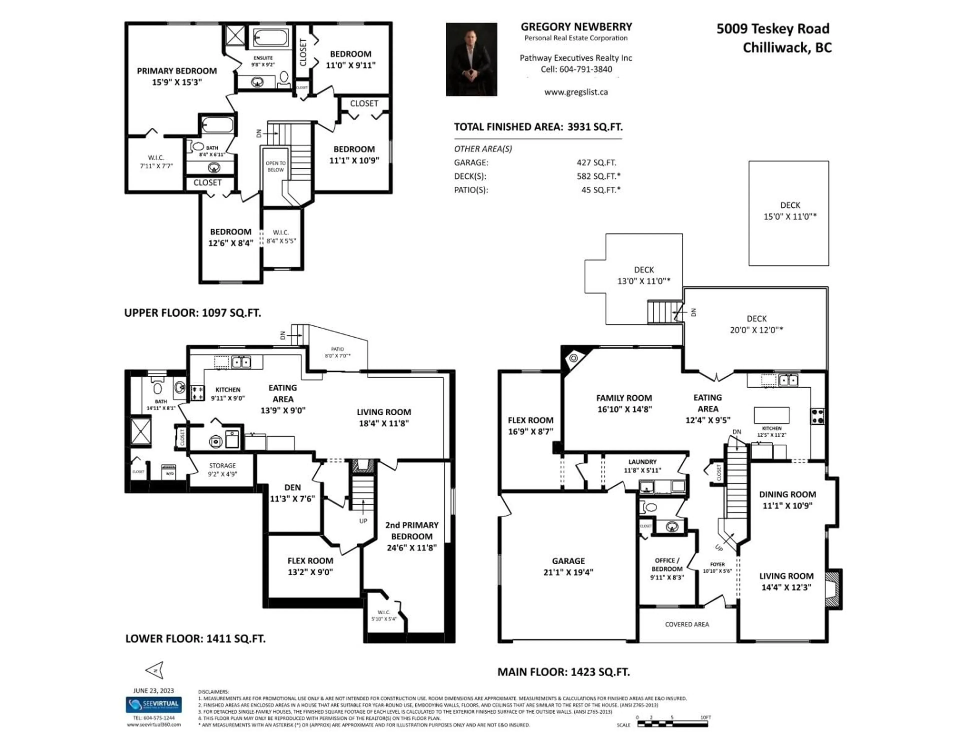 Floor plan for 5009 TESKEY ROAD, Sardis British Columbia V2R5R2