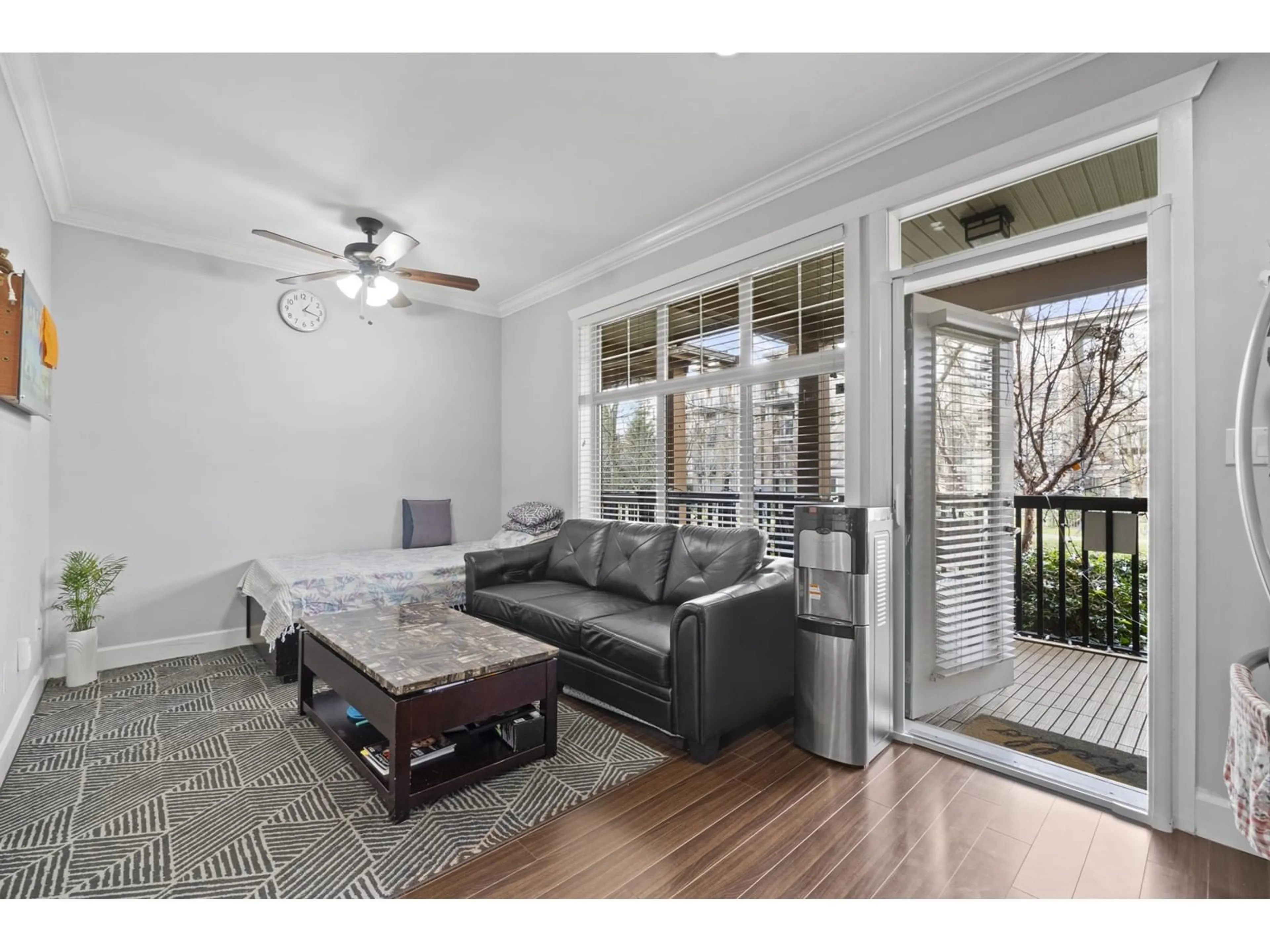 Living room, wood floors for 65 12036 66 AVENUE, Surrey British Columbia V3W3M2