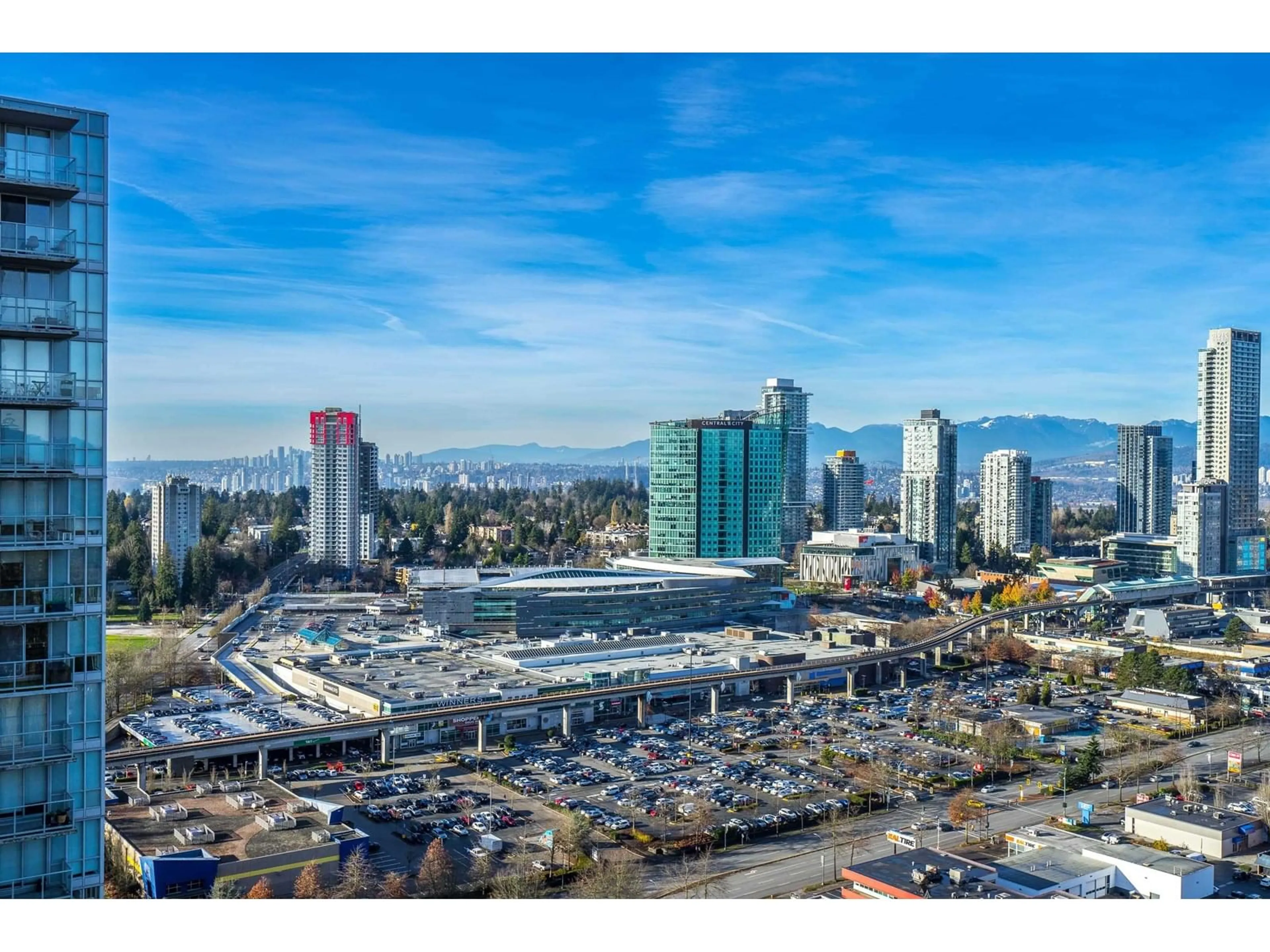 A pic from exterior of the house or condo, the view of city buildings for 3808 13696 100 AVENUE, Surrey British Columbia V3T0L5