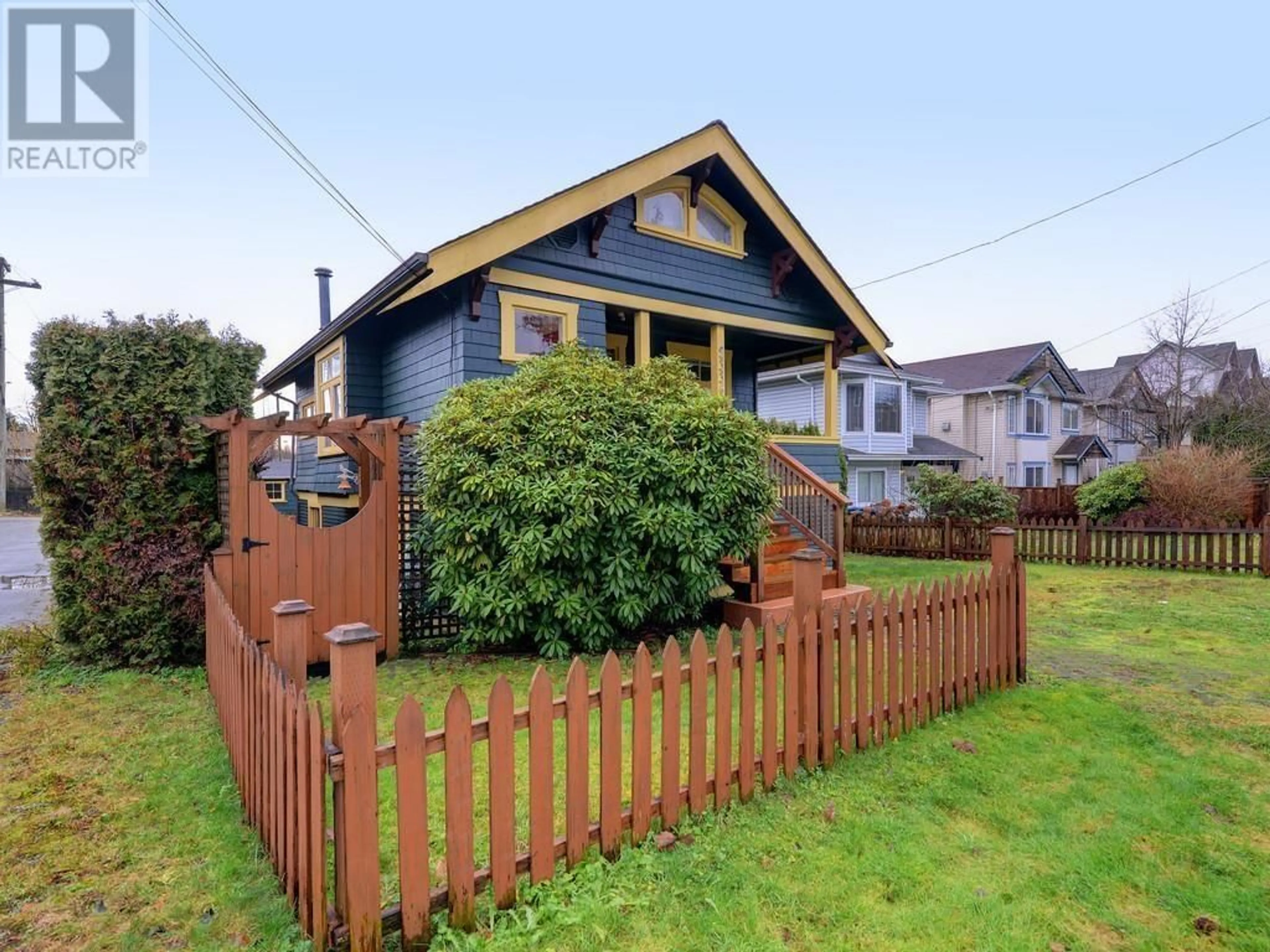 Frontside or backside of a home, the fenced backyard for 2336 RINDALL AVENUE, Port Coquitlam British Columbia V3C1V2