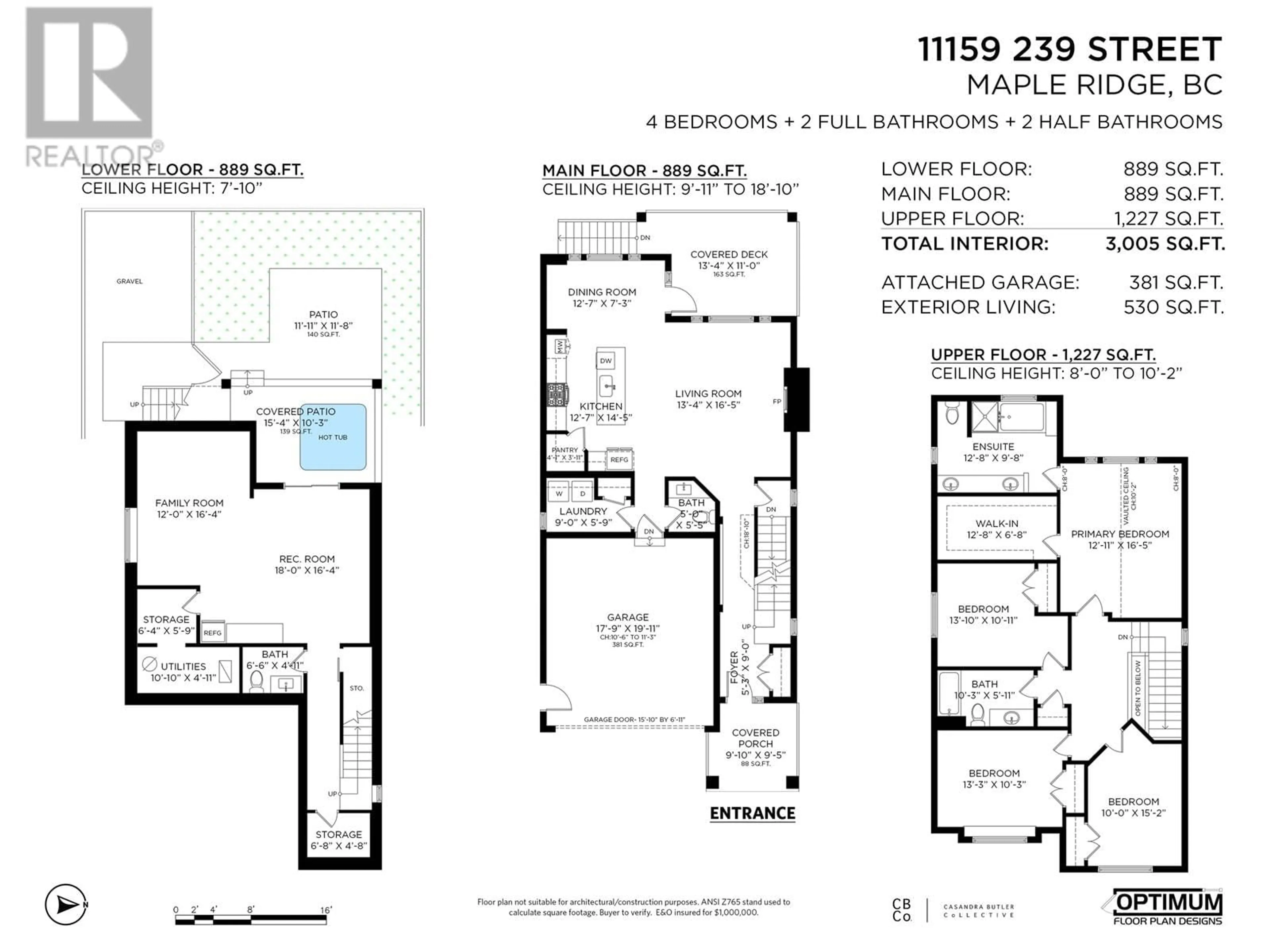 Floor plan for 11159 239 STREET, Maple Ridge British Columbia V2W0H7