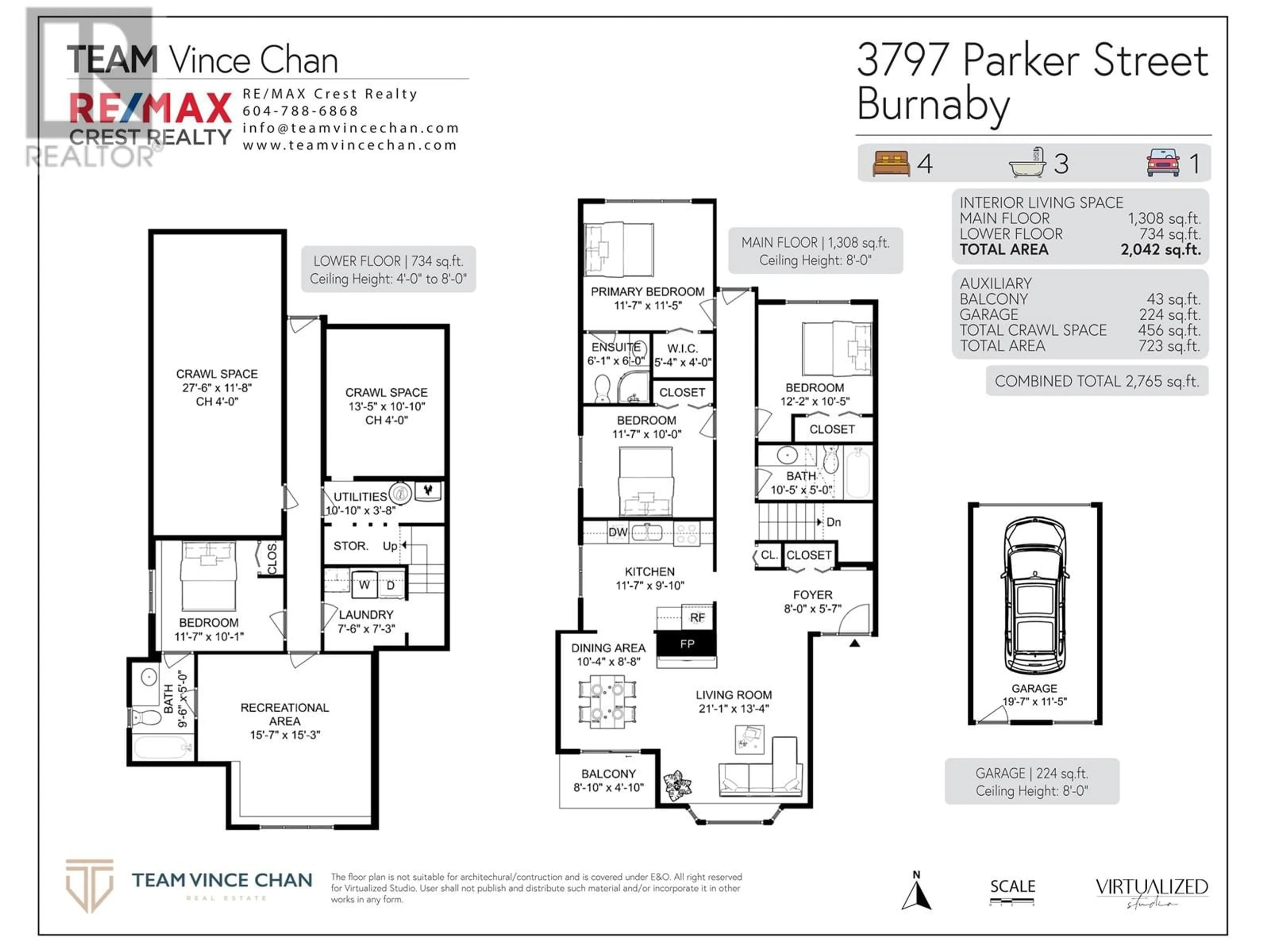 Floor plan for 3797 PARKER STREET, Burnaby British Columbia V5C3B3