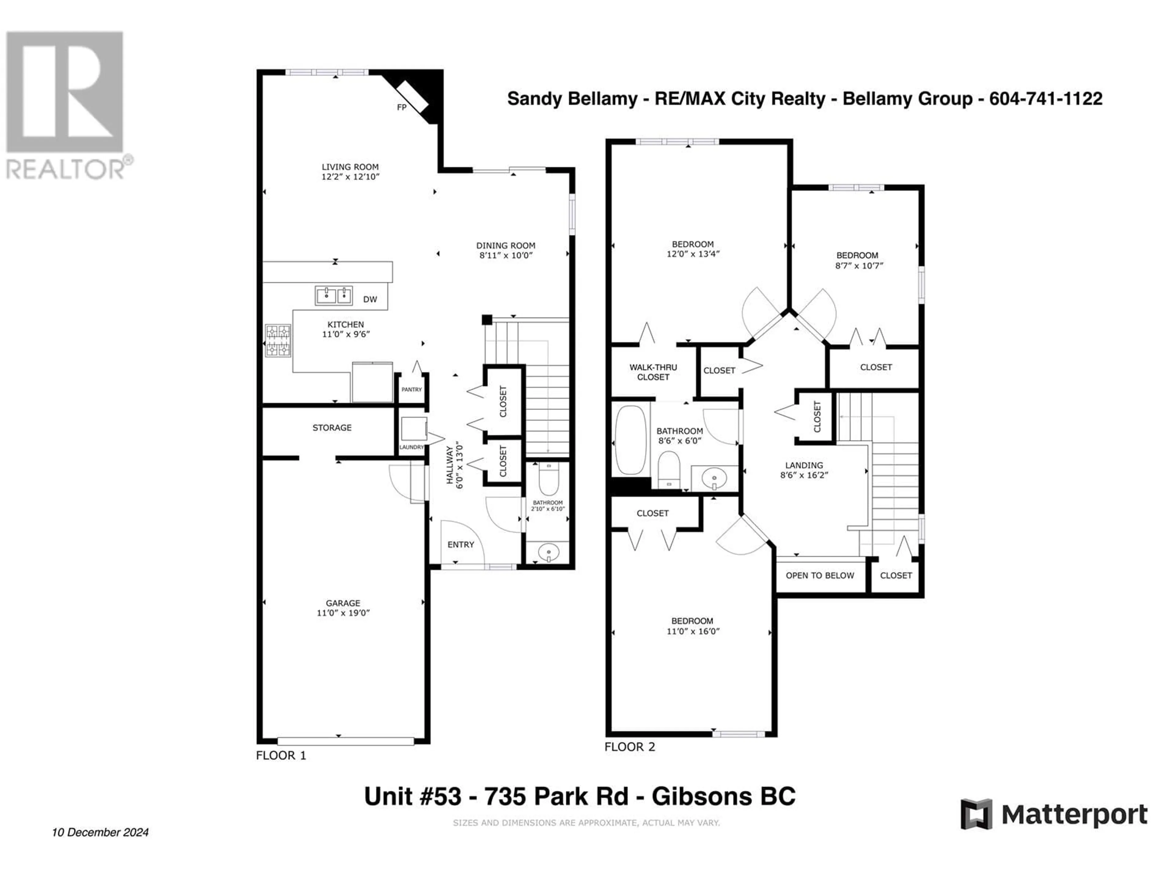 Floor plan for 53 735 PARK ROAD, Gibsons British Columbia V0N1V7