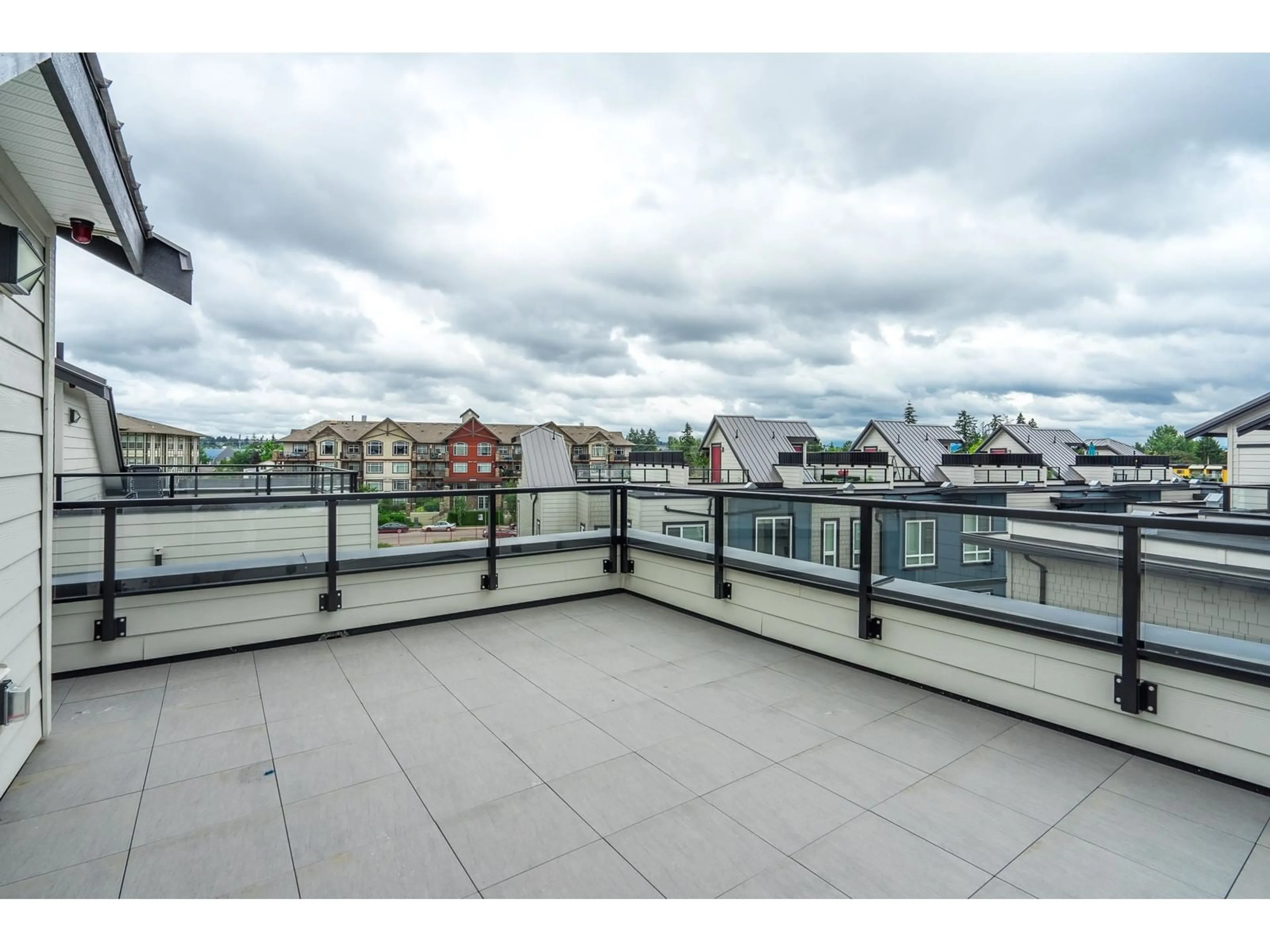 Balcony in the apartment, the street view for 16 5515 199A STREET, Langley British Columbia V3A1J7