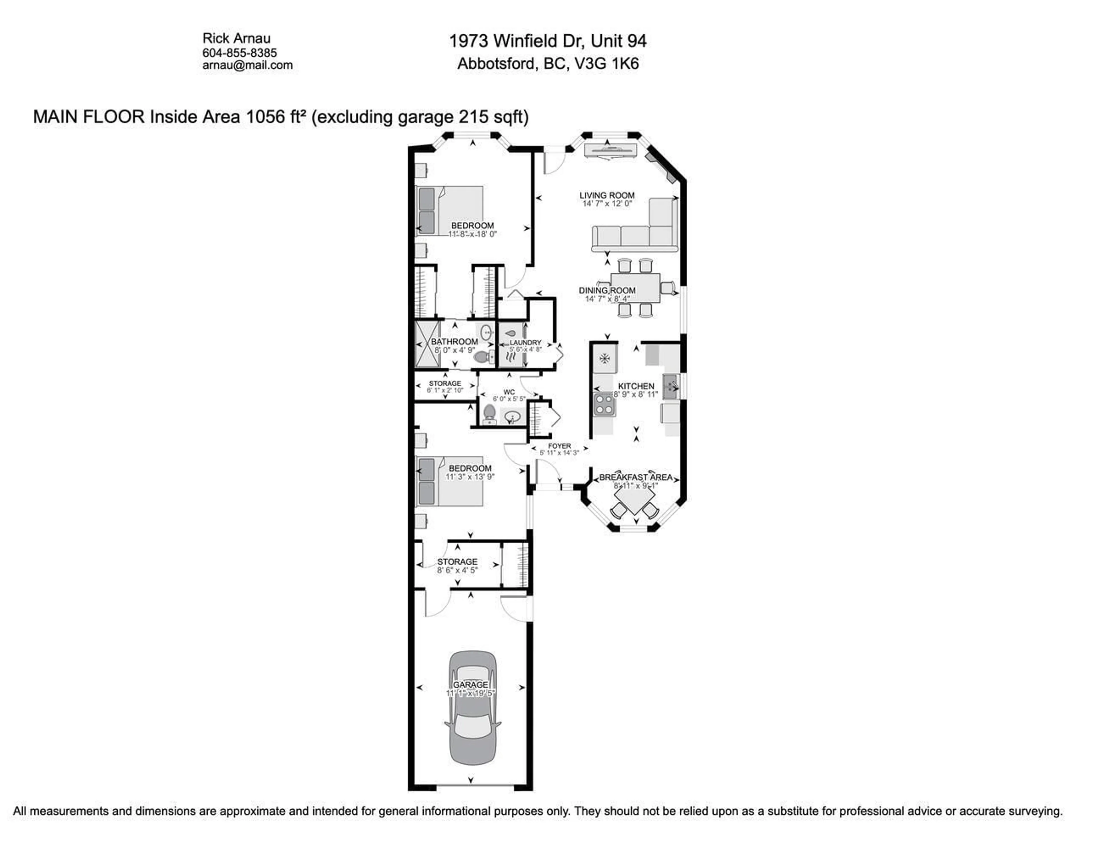 Floor plan for 94 1973 WINFIELD DRIVE, Abbotsford British Columbia V3G1K6