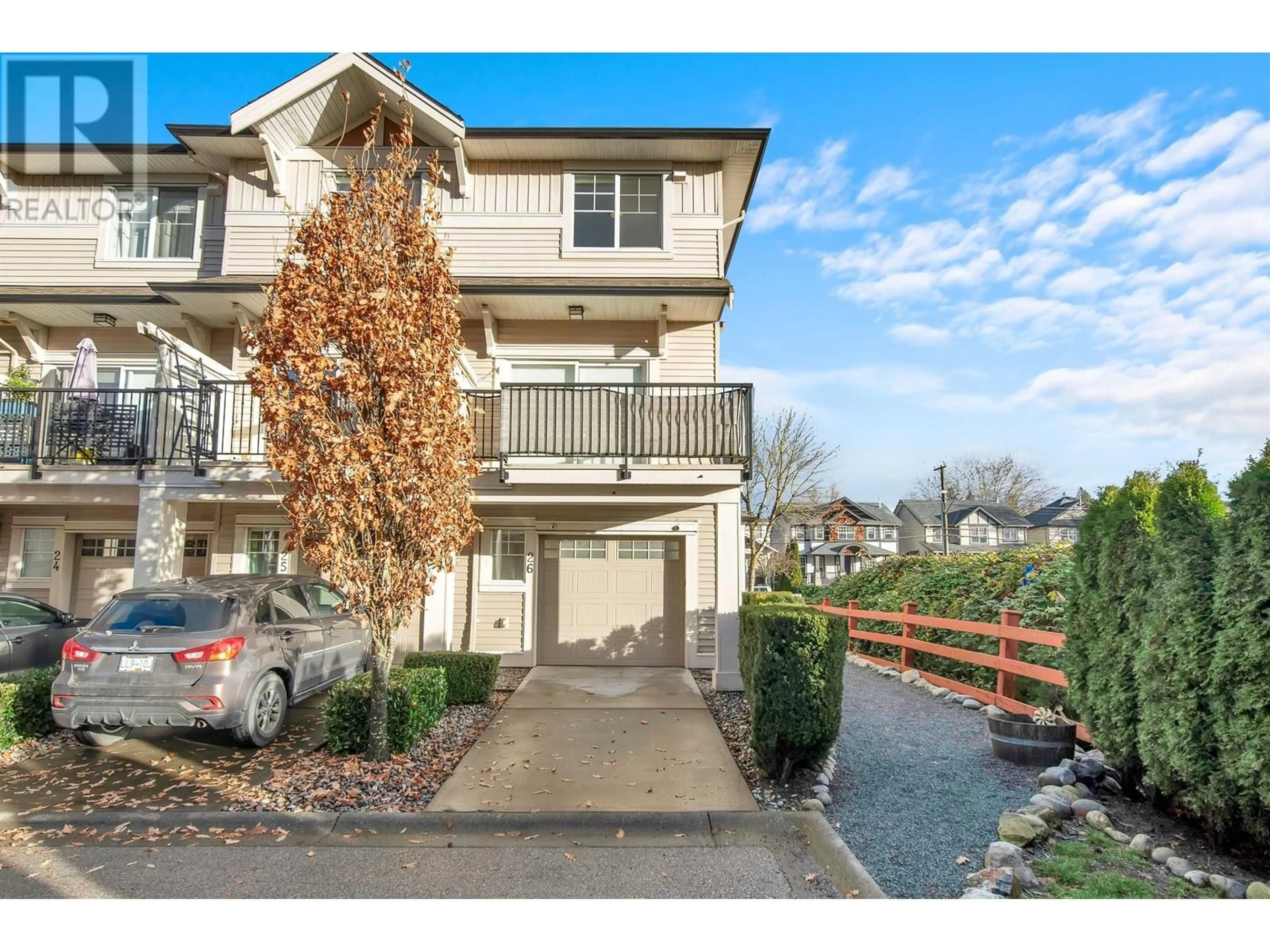 A pic from exterior of the house or condo, the fenced backyard for 26 10151 240 STREET, Maple Ridge British Columbia V2W0G9