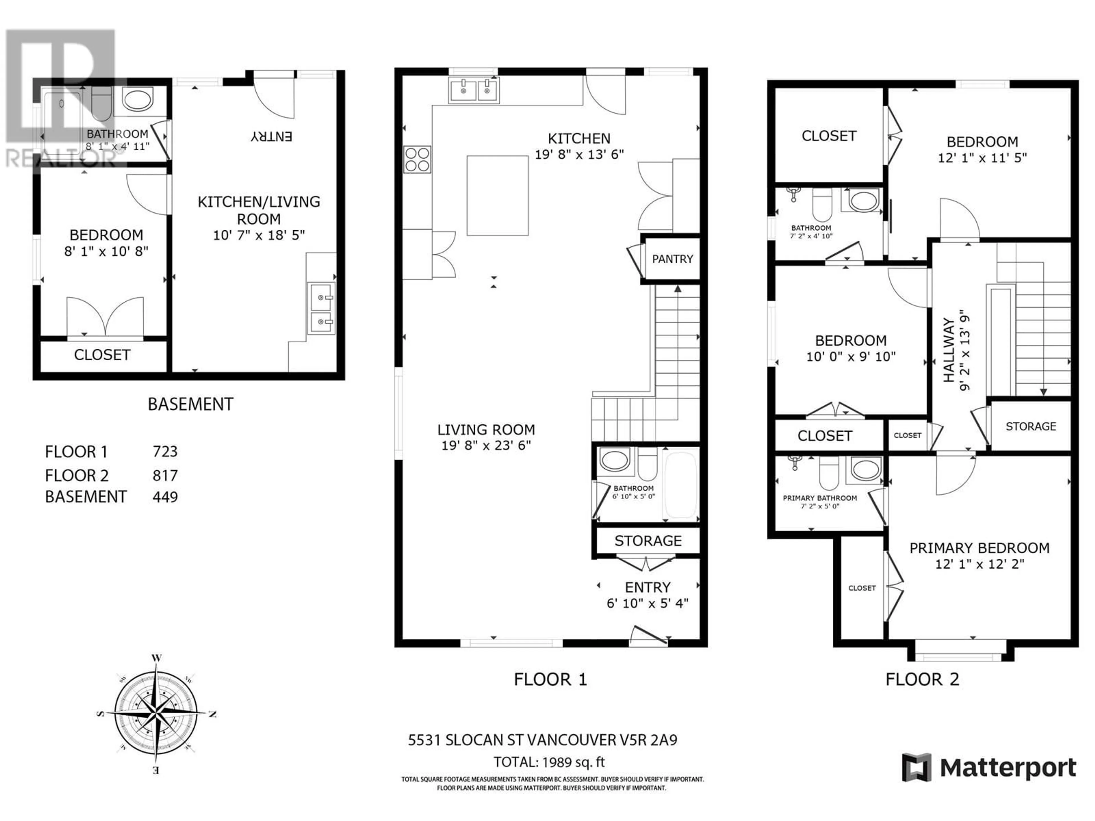 Floor plan for 5531 SLOCAN STREET, Vancouver British Columbia V5R2A9