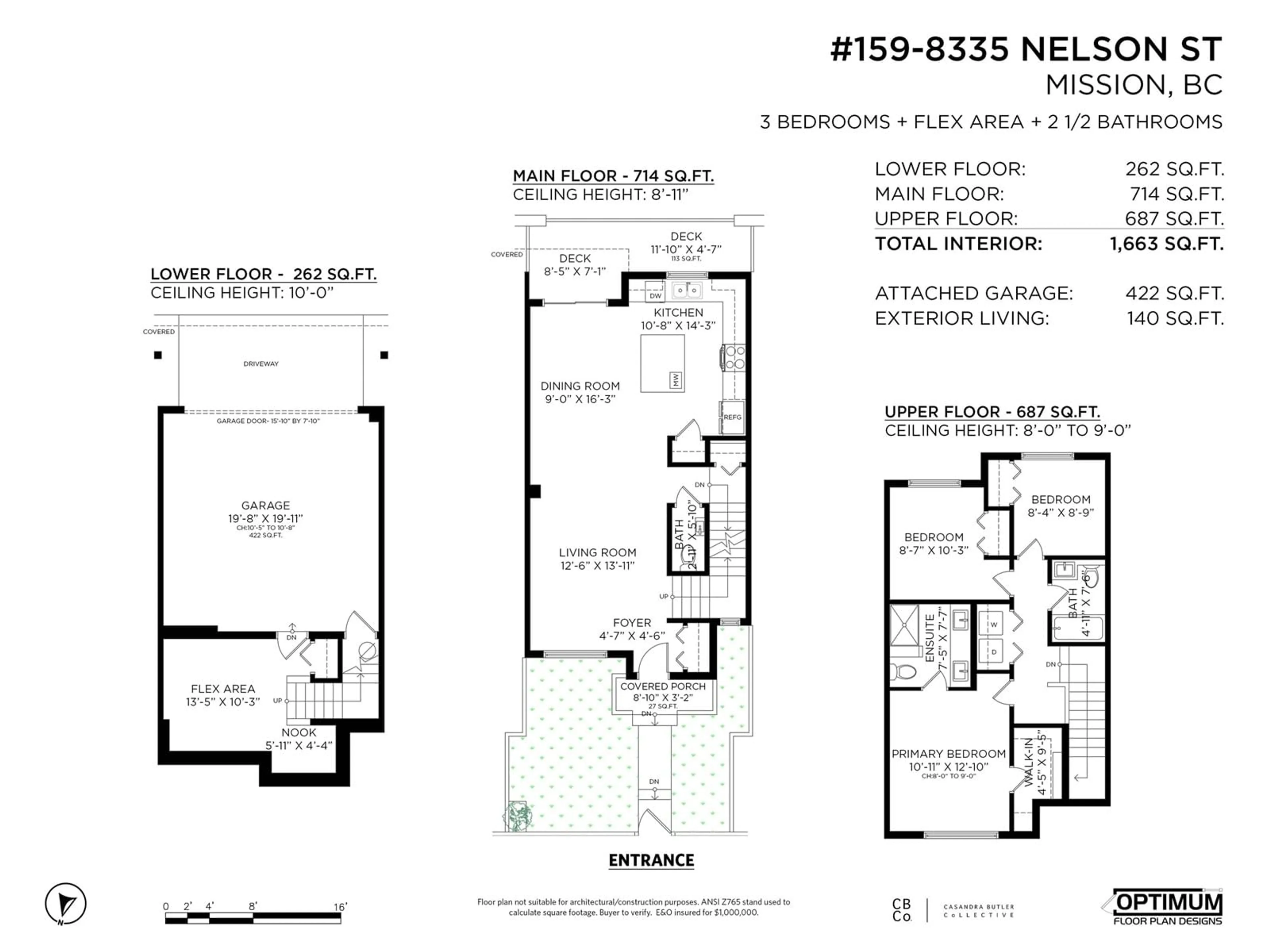 Floor plan for 159 8335 NELSON STREET, Mission British Columbia V4S0E4