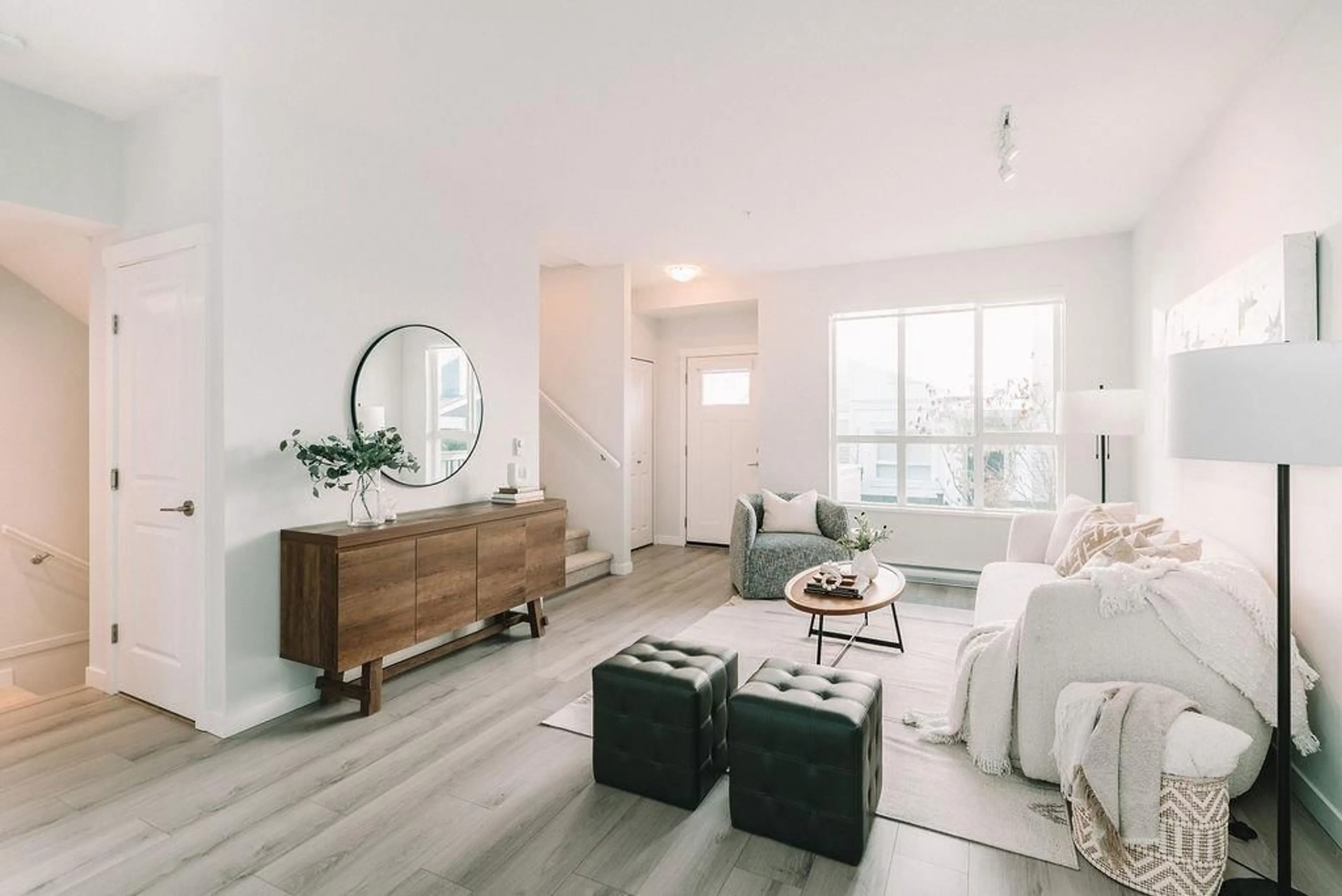 Living room, wood floors for 159 8335 NELSON STREET, Mission British Columbia V4S0E4