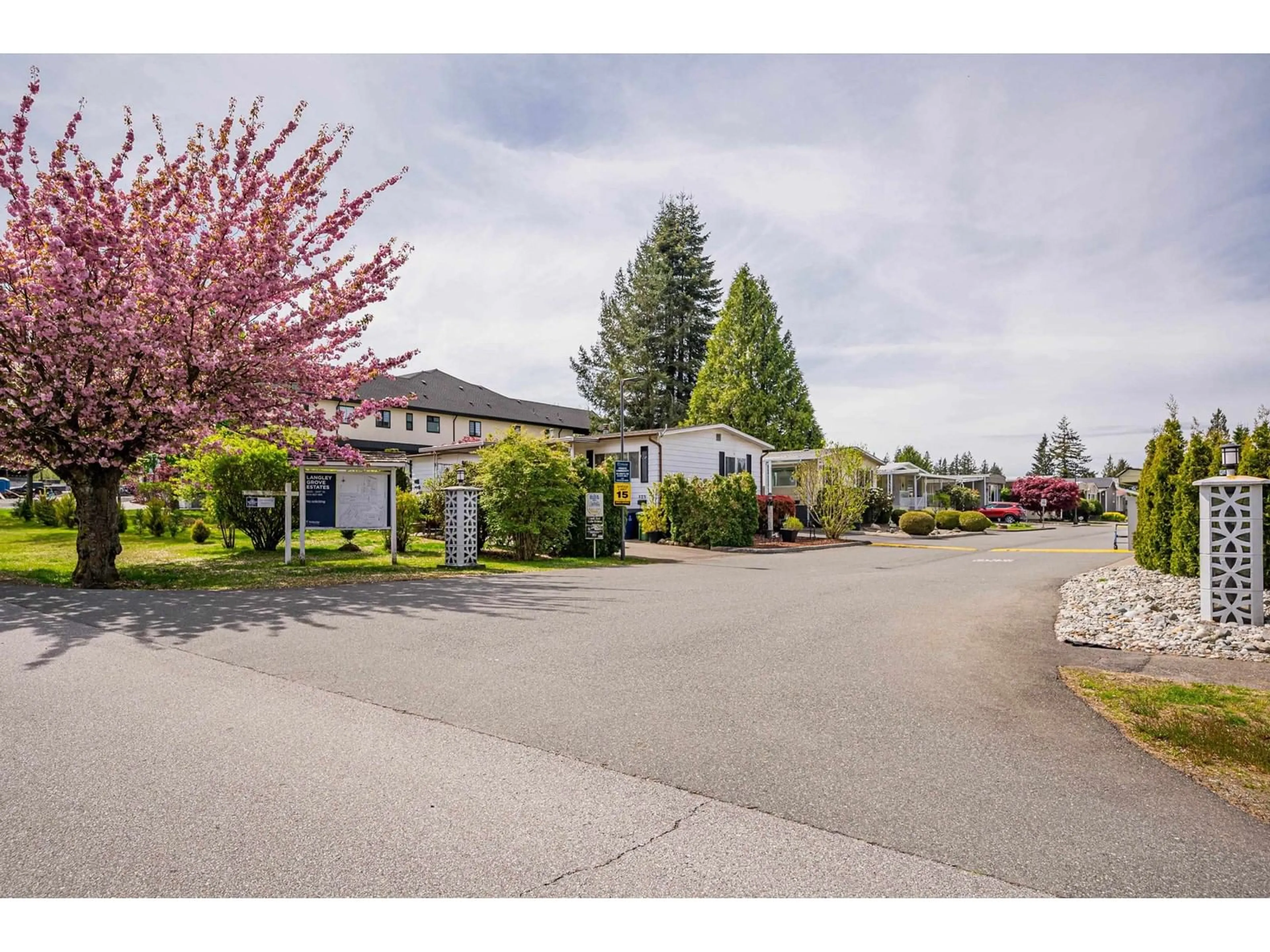 A pic from exterior of the house or condo, the street view for 221 3665 244 STREET, Langley British Columbia V2Z1N1