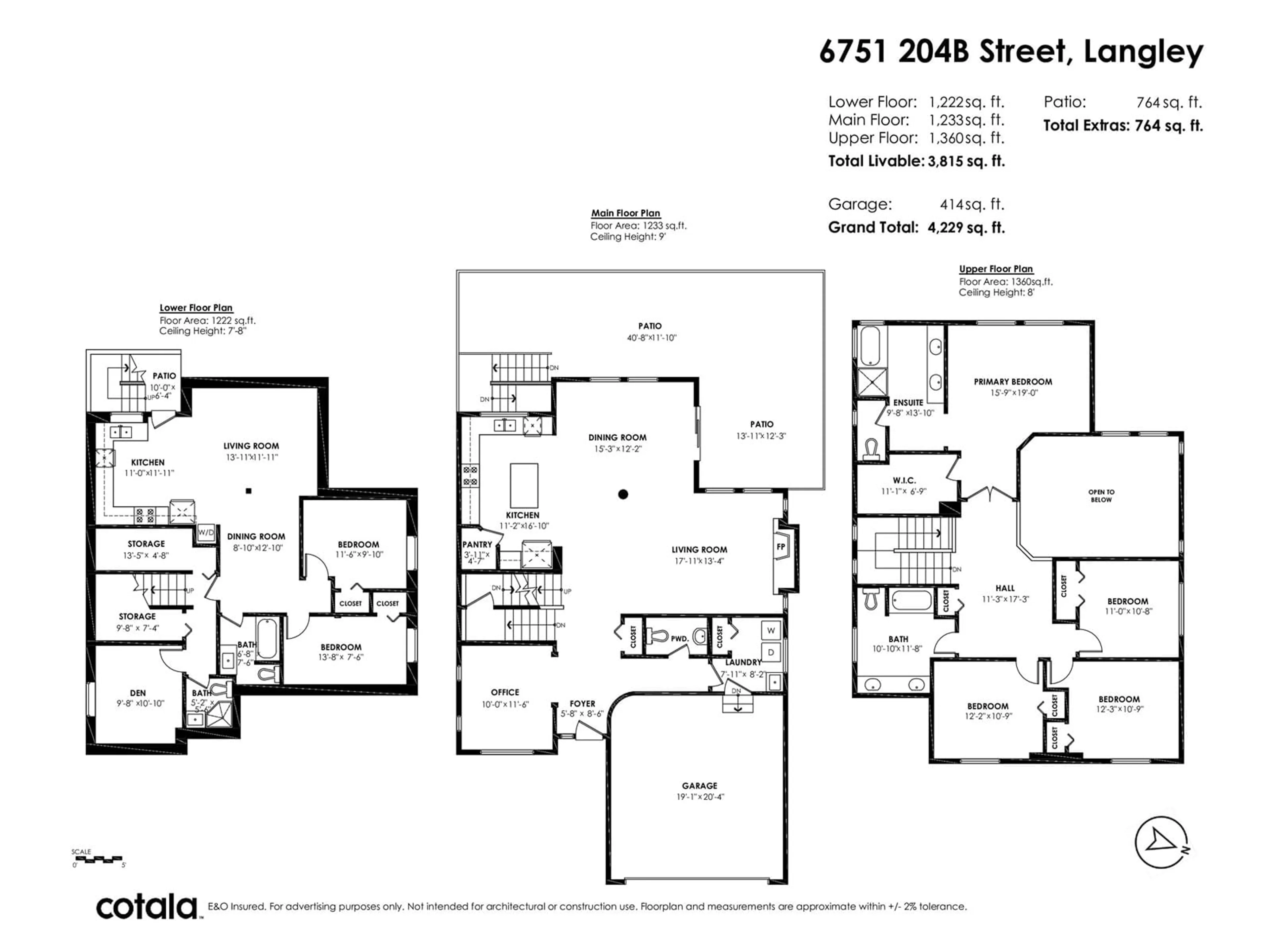 Floor plan for 6751 204B STREET, Langley British Columbia V2Y3C9