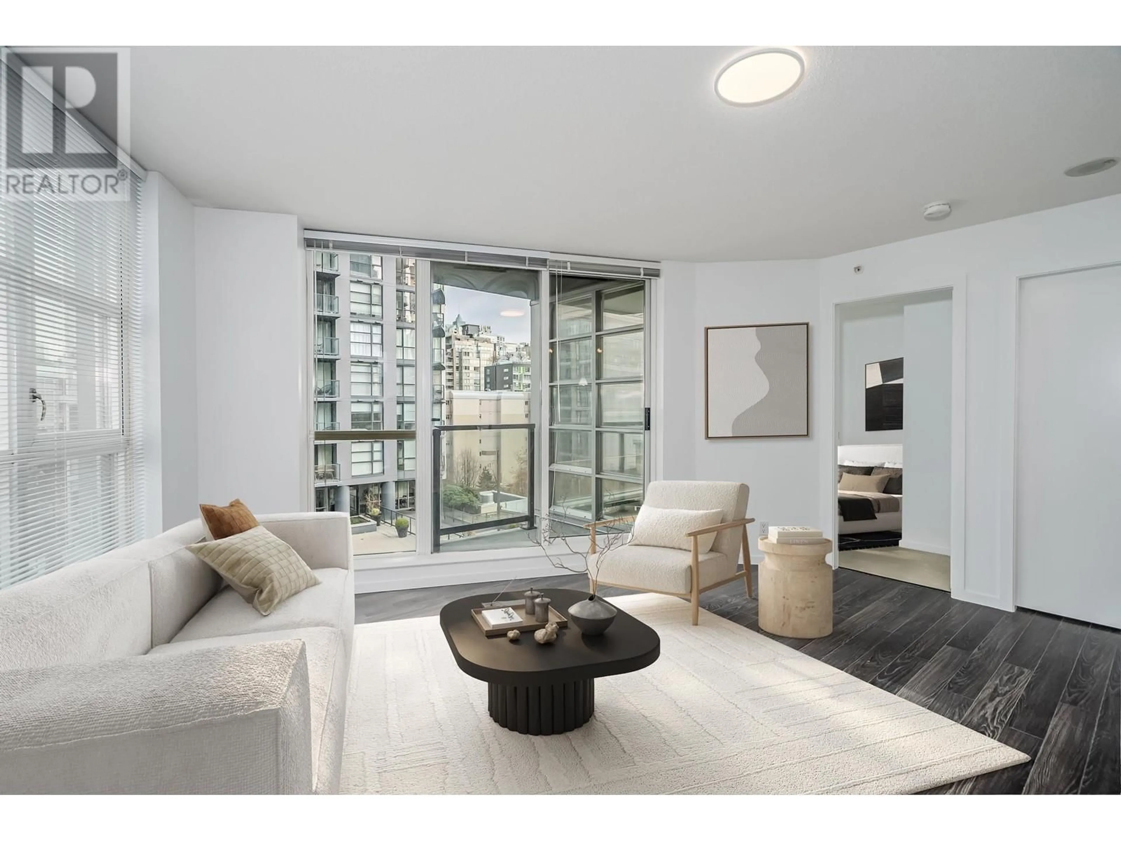 Living room, wood floors for 602 1199 SEYMOUR STREET, Vancouver British Columbia V6B1K3