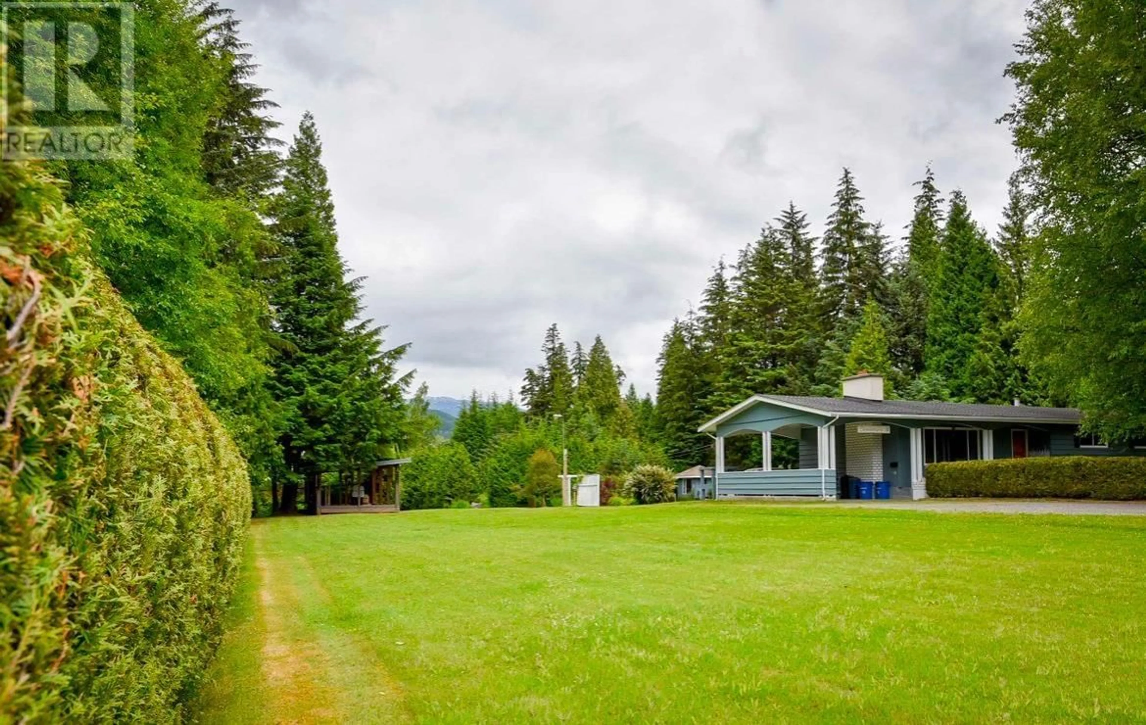 Patio, the fenced backyard for 4438 QUEENSWAY DRIVE, Terrace British Columbia V8G4P1