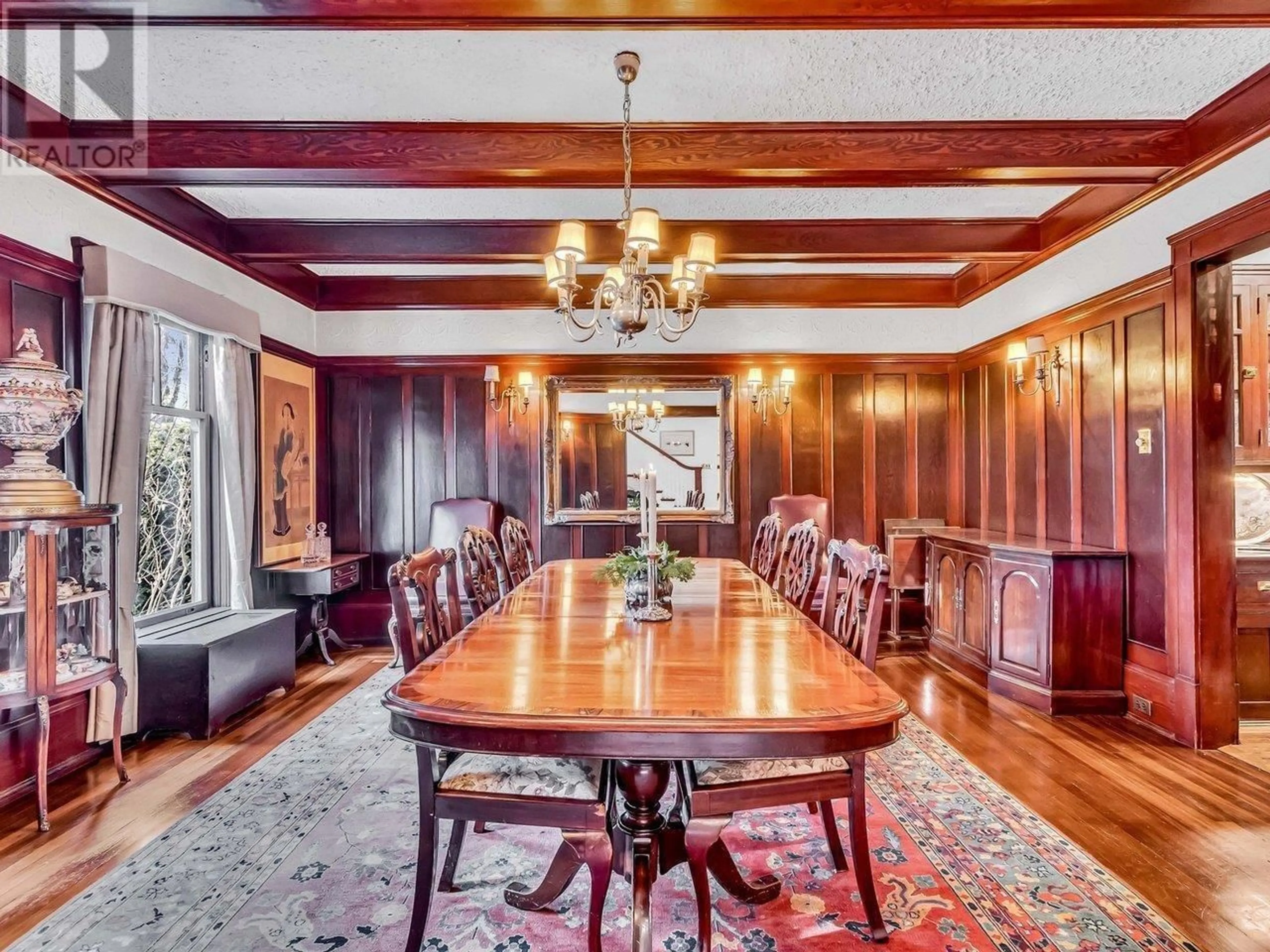 Dining room, wood floors, cottage for 1649 LAURIER AVENUE, Vancouver British Columbia V6J2V5