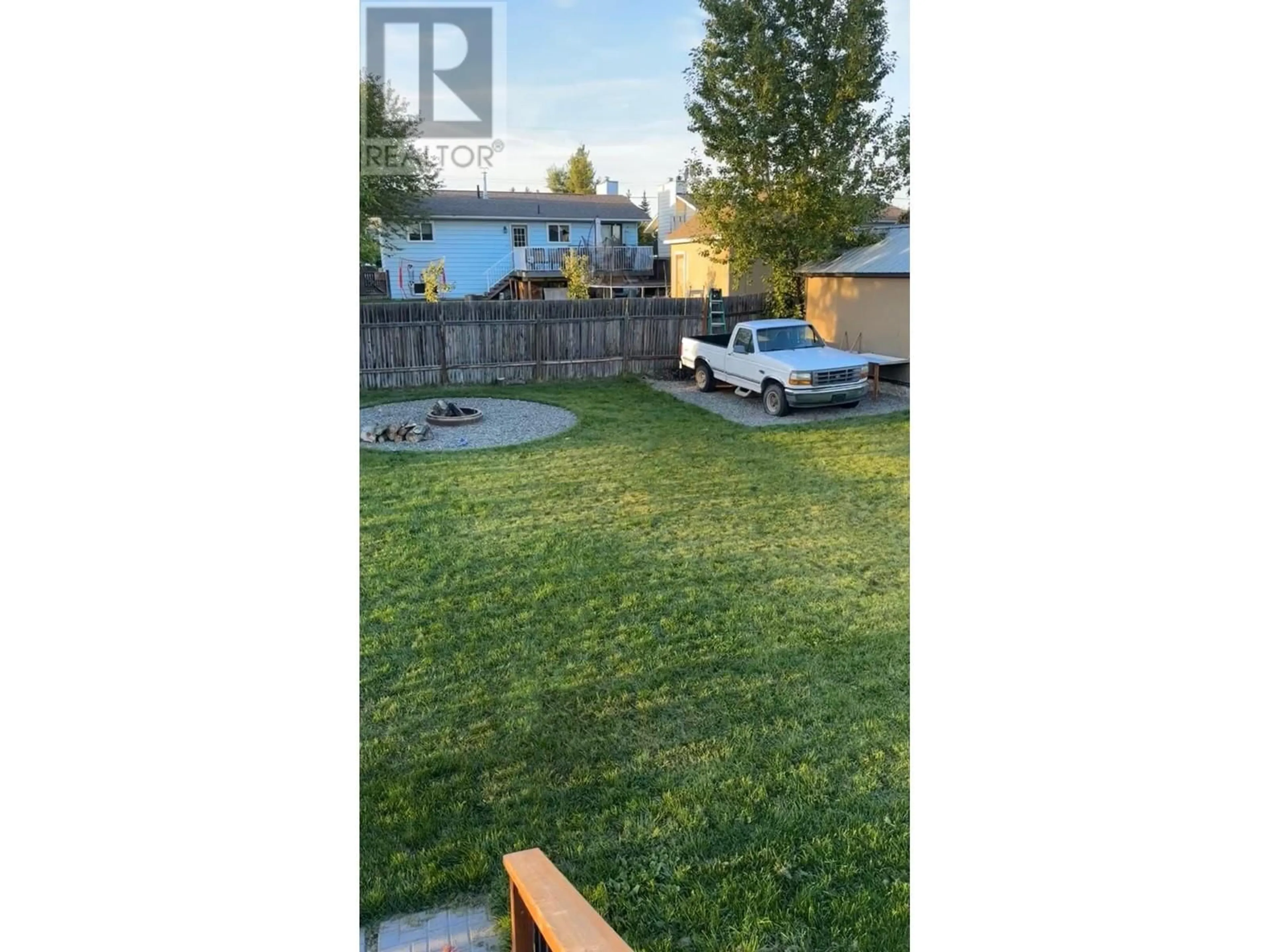 Frontside or backside of a home, the fenced backyard for 333 VANDERVIEW DRIVE, Vanderhoof British Columbia V0J3A2