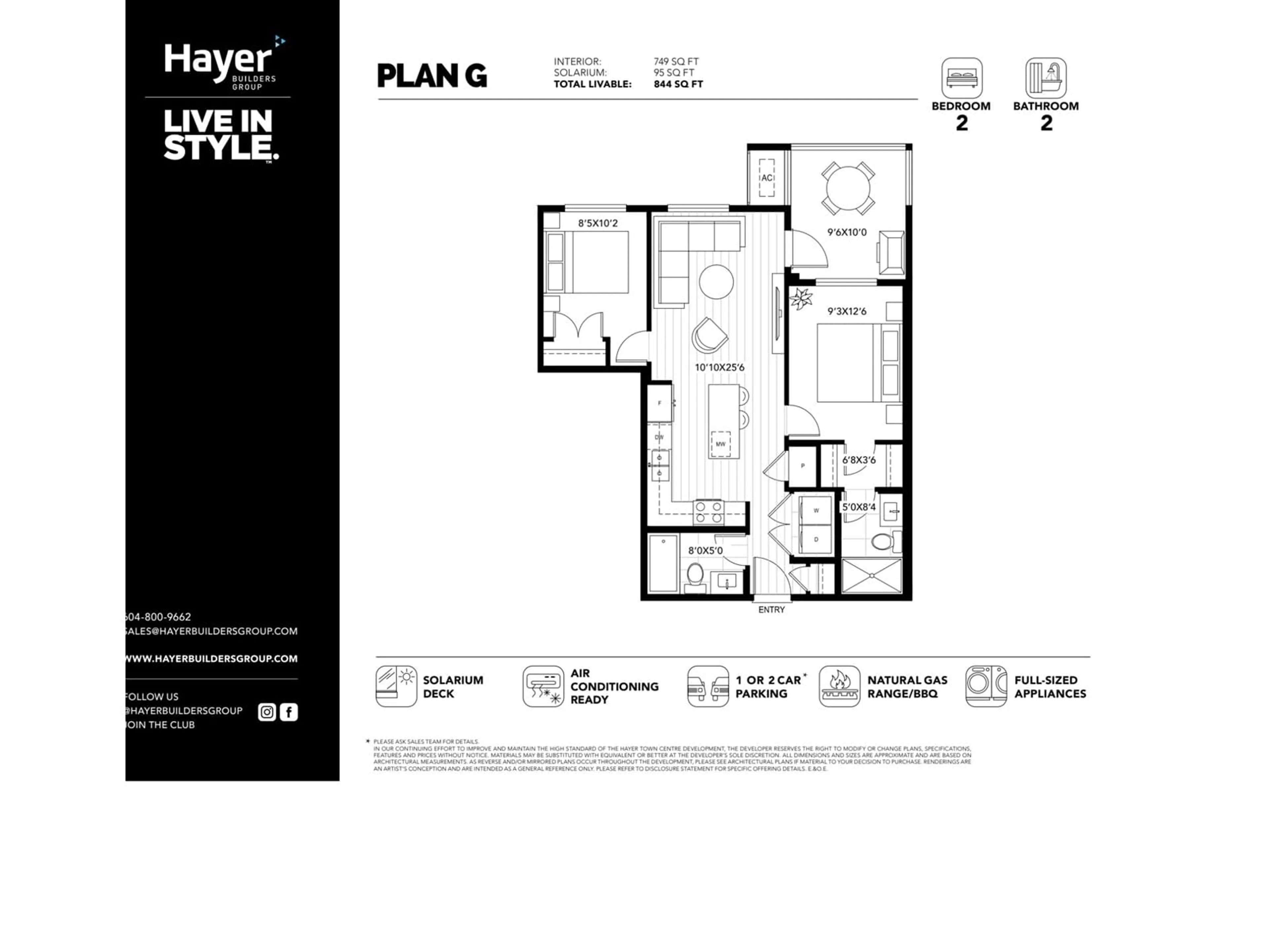 Floor plan for 603 19979 76 AVENUE, Langley British Columbia V2Y1W3