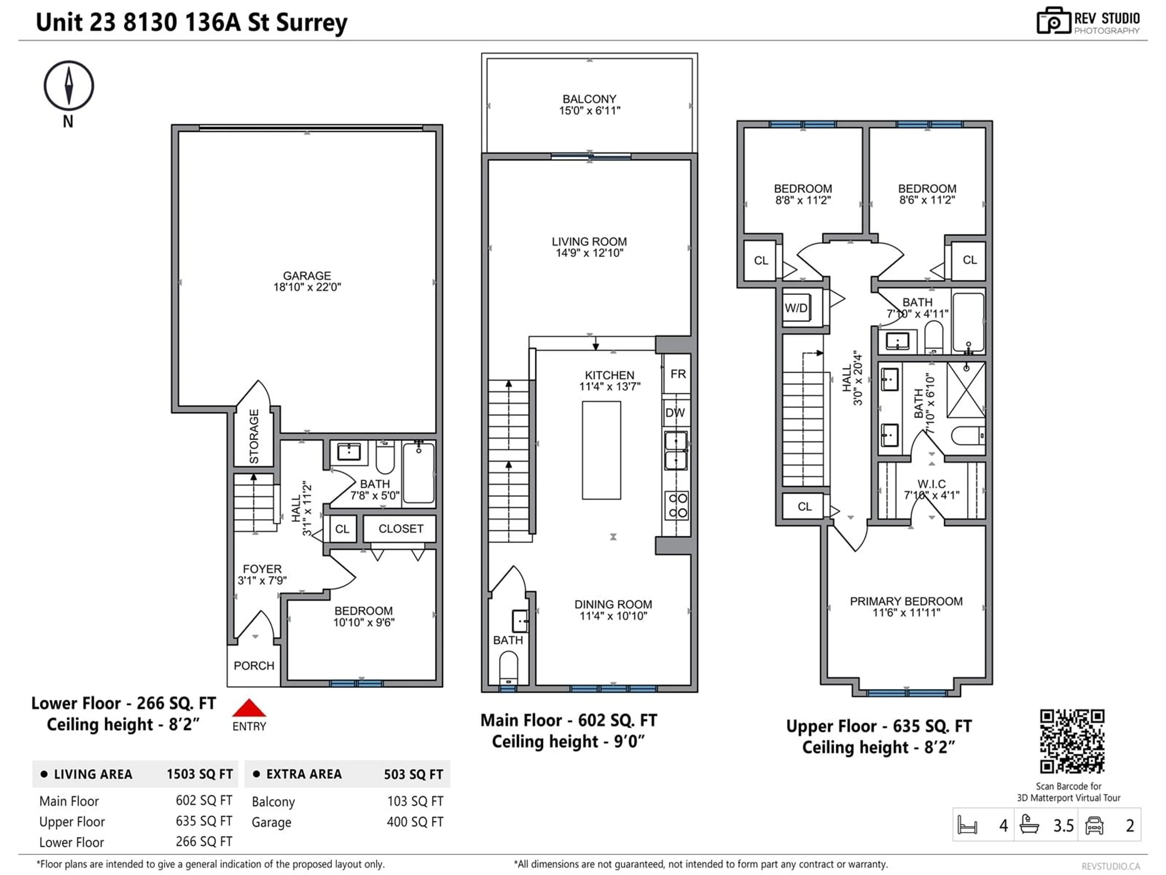 Floor plan for 23 8130 136A STREET, Surrey British Columbia V3W1H9