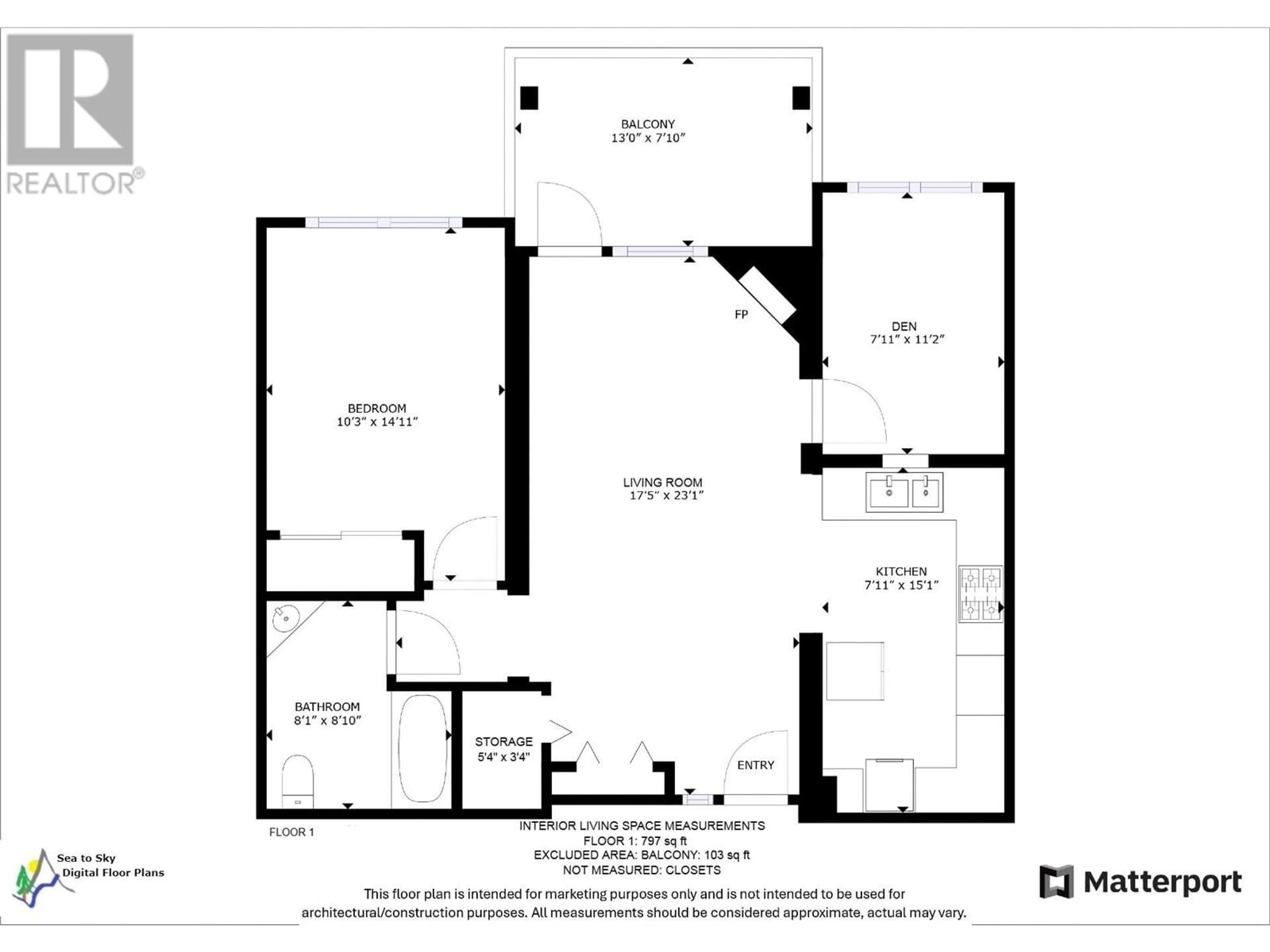 Floor plan for 201 1203 PEMBERTON AVENUE, Squamish British Columbia V0N3G0