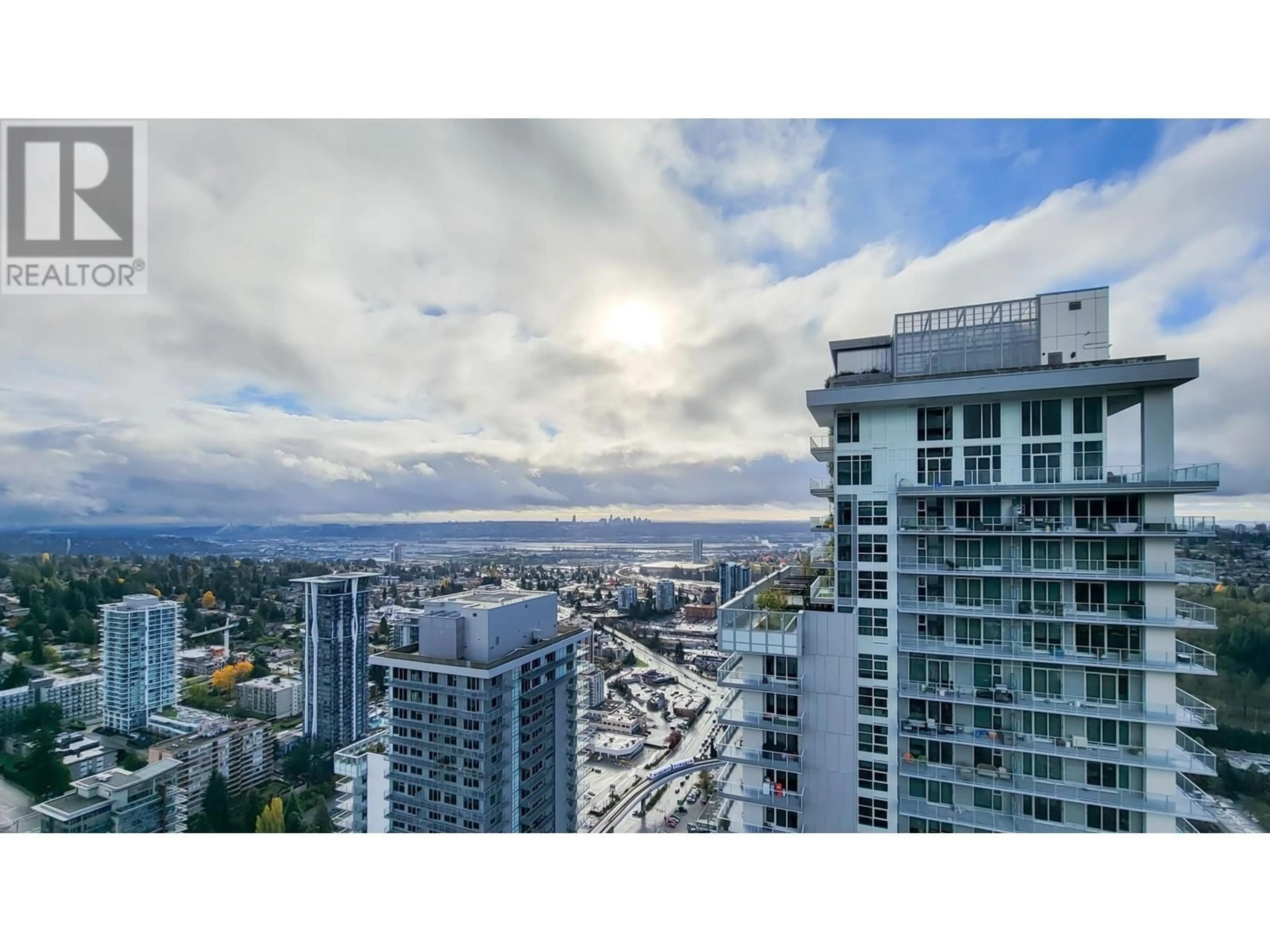 A pic from exterior of the house or condo, the view of city buildings for 4901 3809 EVERGREEN PLACE, Burnaby British Columbia V3J0M1