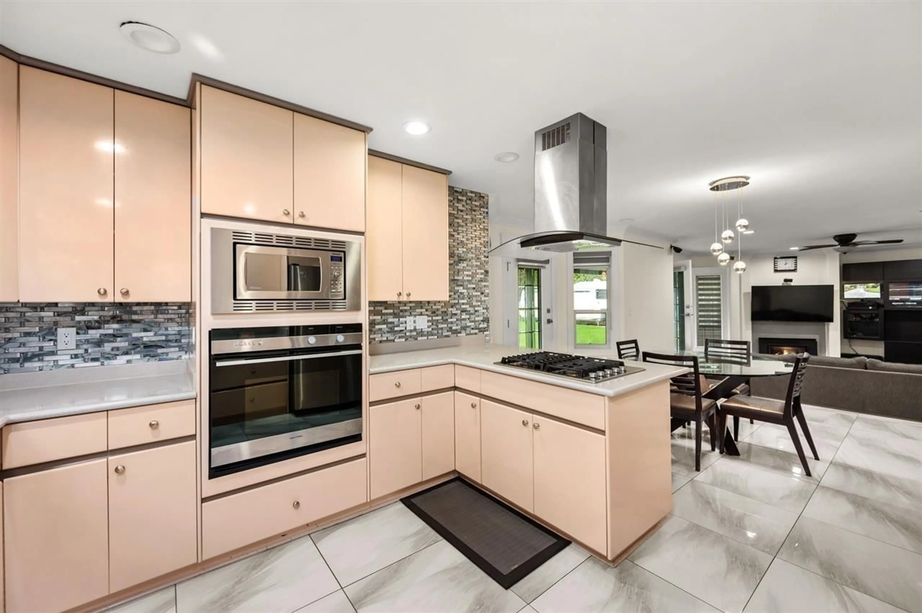 Contemporary kitchen, ceramic floors, cottage for 2045 183 STREET, Surrey British Columbia V3Z9W1