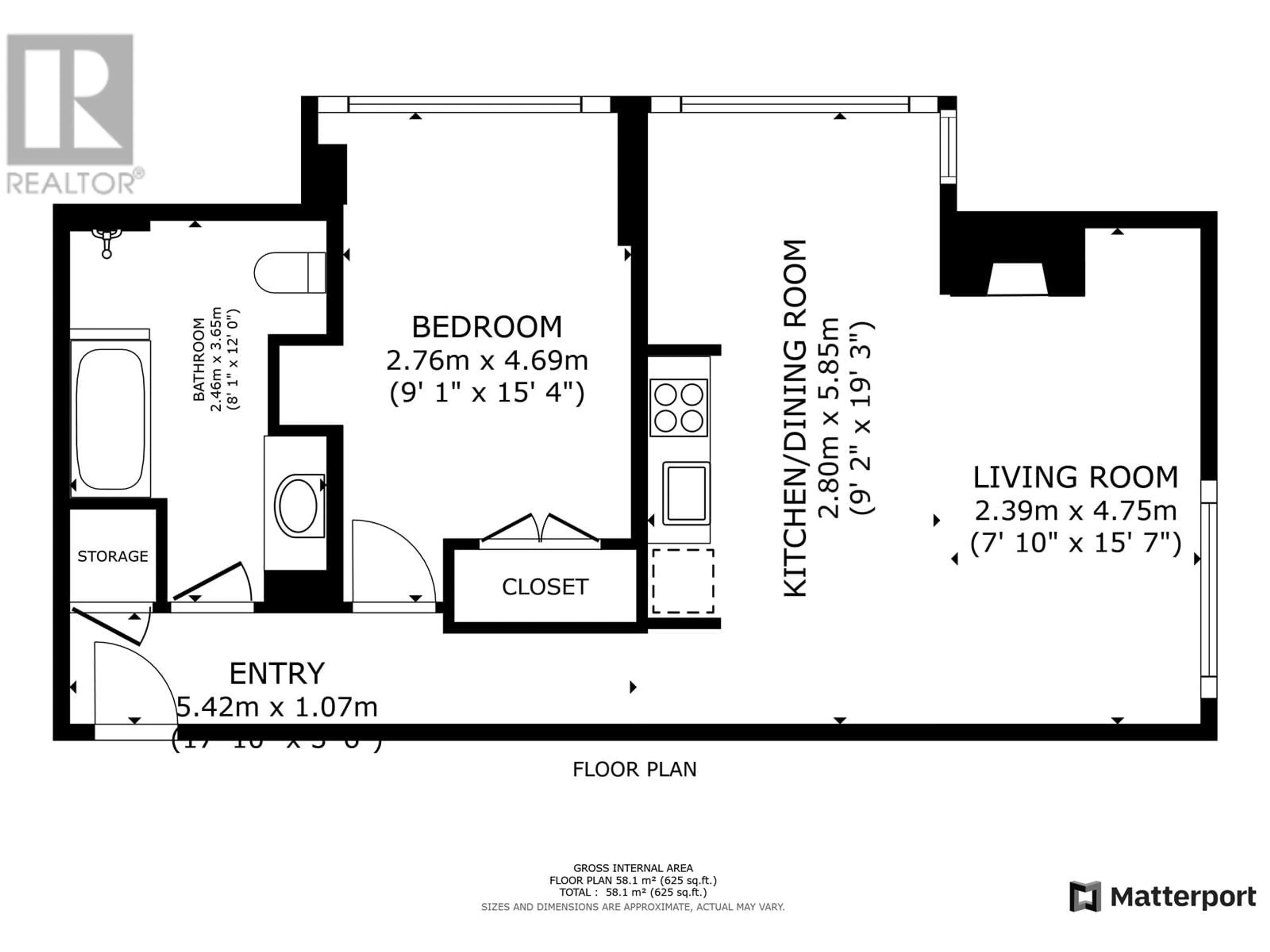 Floor plan for 655 4090 WHISTLER WAY, Whistler British Columbia V8E1J3