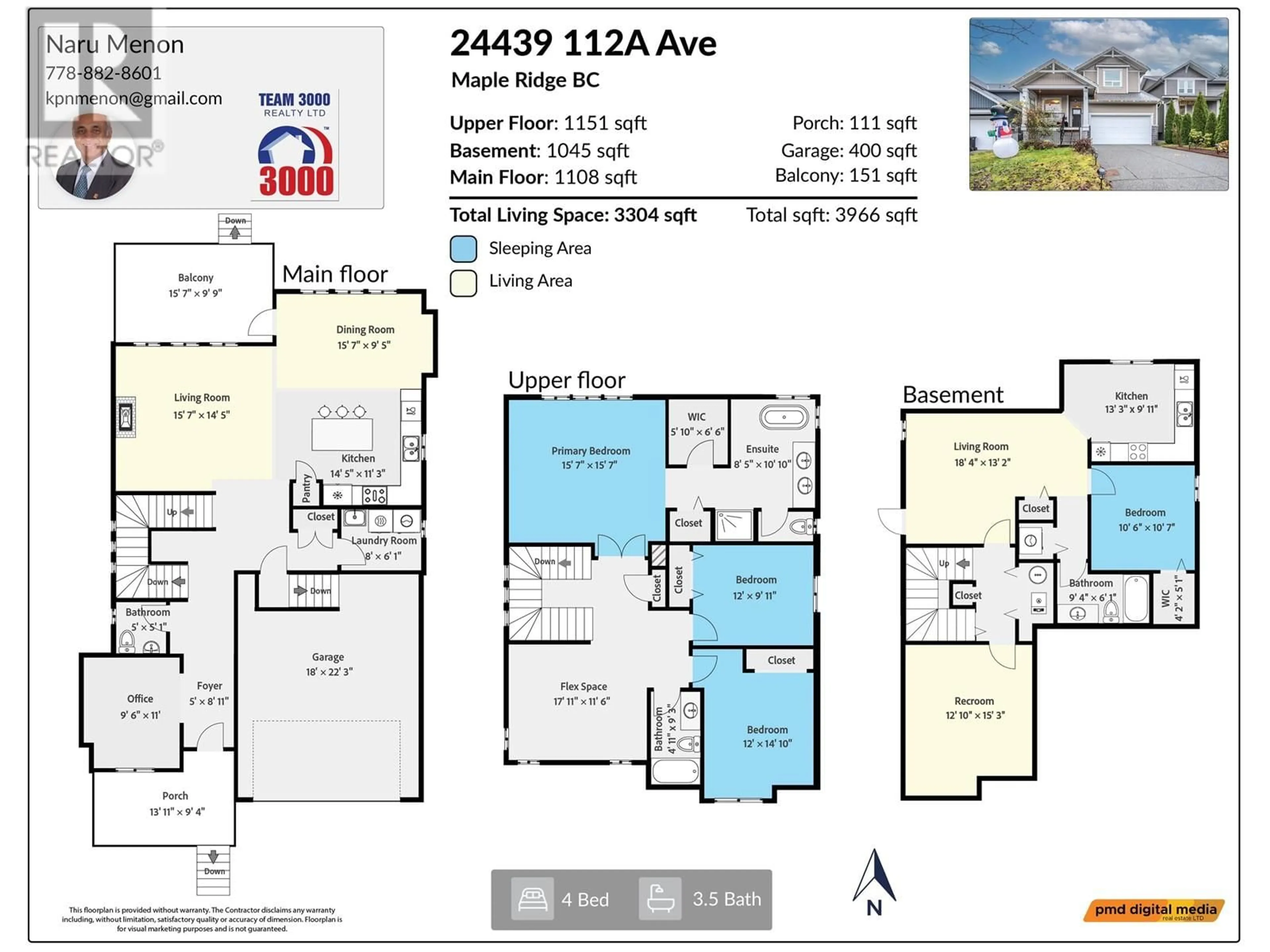 Floor plan for 24439 112A AVENUE, Maple Ridge British Columbia V2W0H4