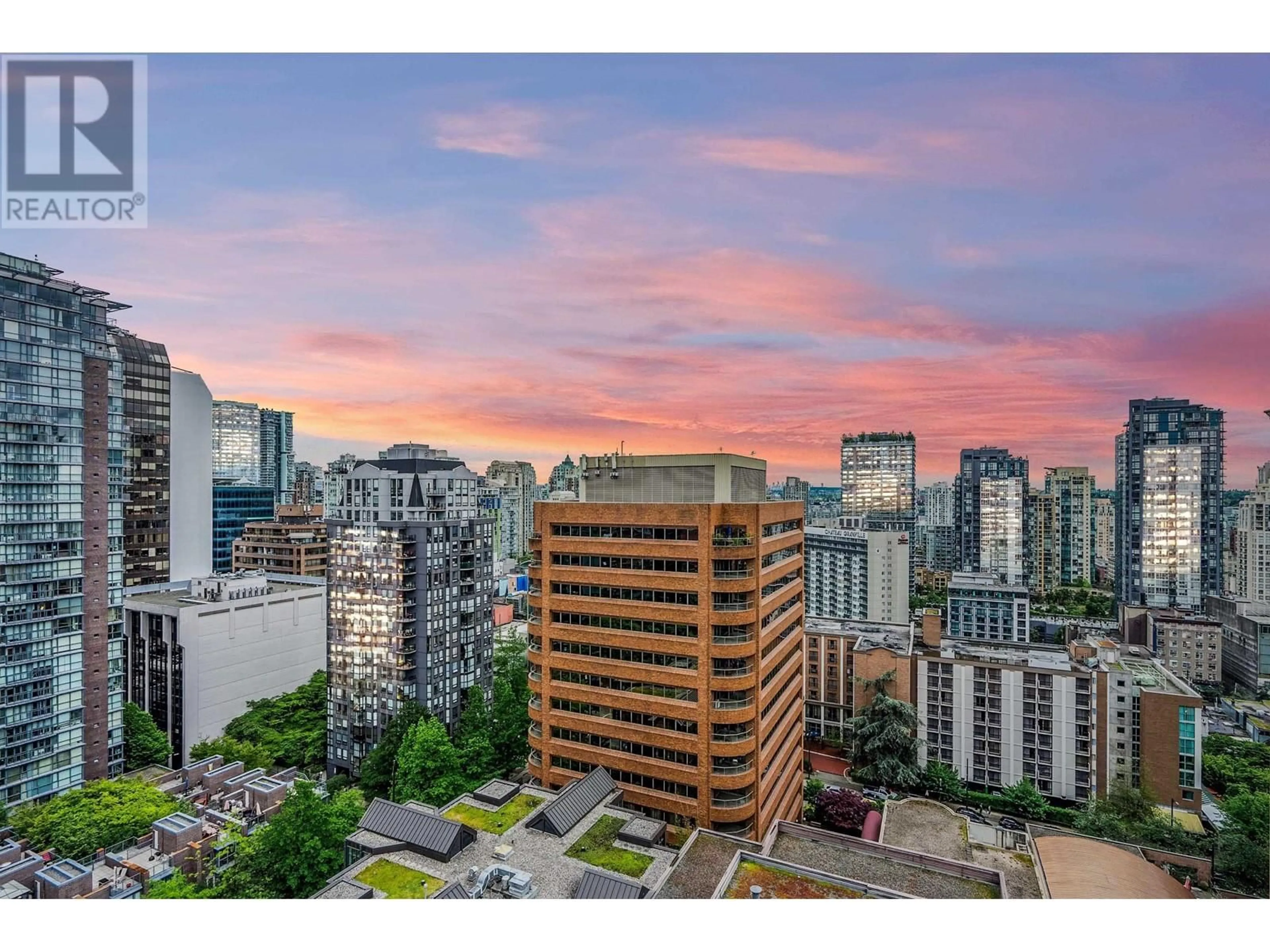 A pic from exterior of the house or condo, the view of city buildings for 2001 1133 HORNBY STREET, Vancouver British Columbia V6Z1W1