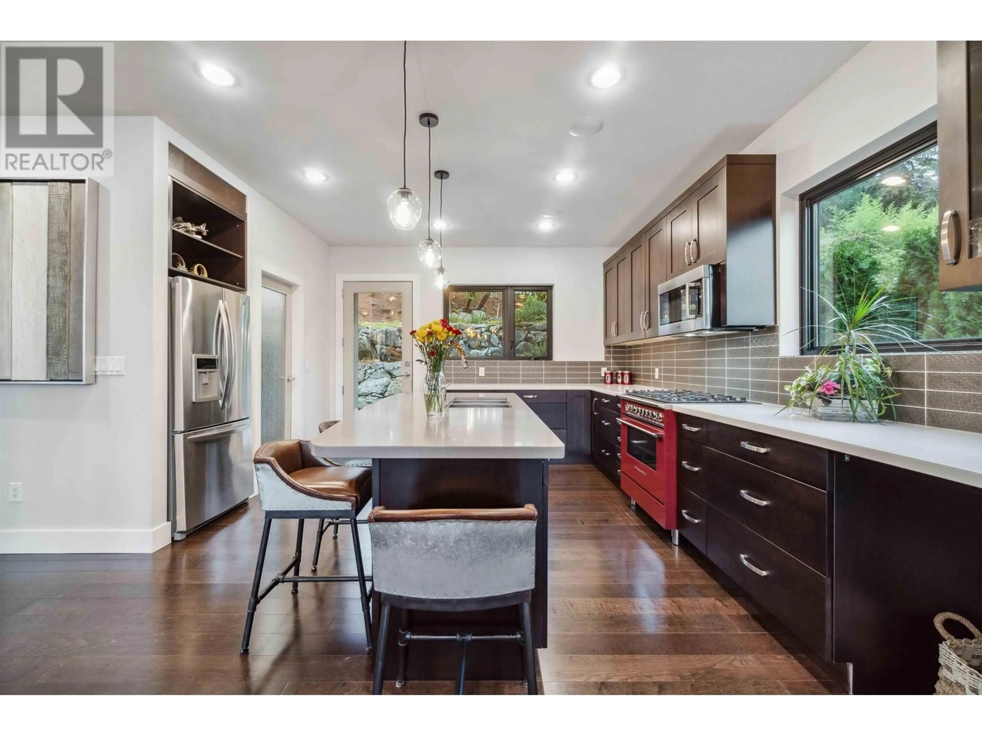 Contemporary kitchen, wood floors for 1027 IOCO ROAD, Port Moody British Columbia V3H2W9