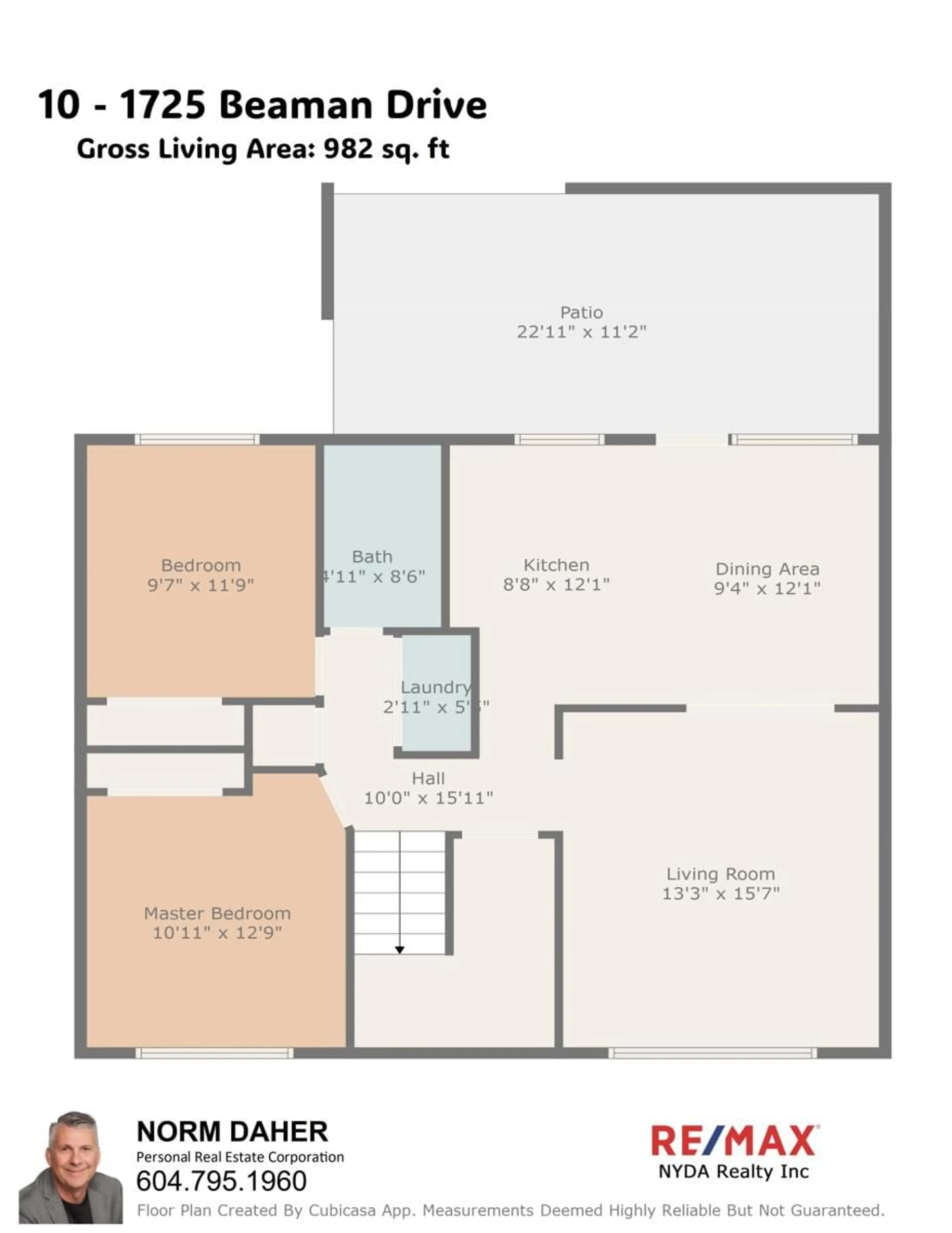 Floor plan for 10 1725 BEAMAN DRIVE|Agassiz, Agassiz British Columbia V0M1A3