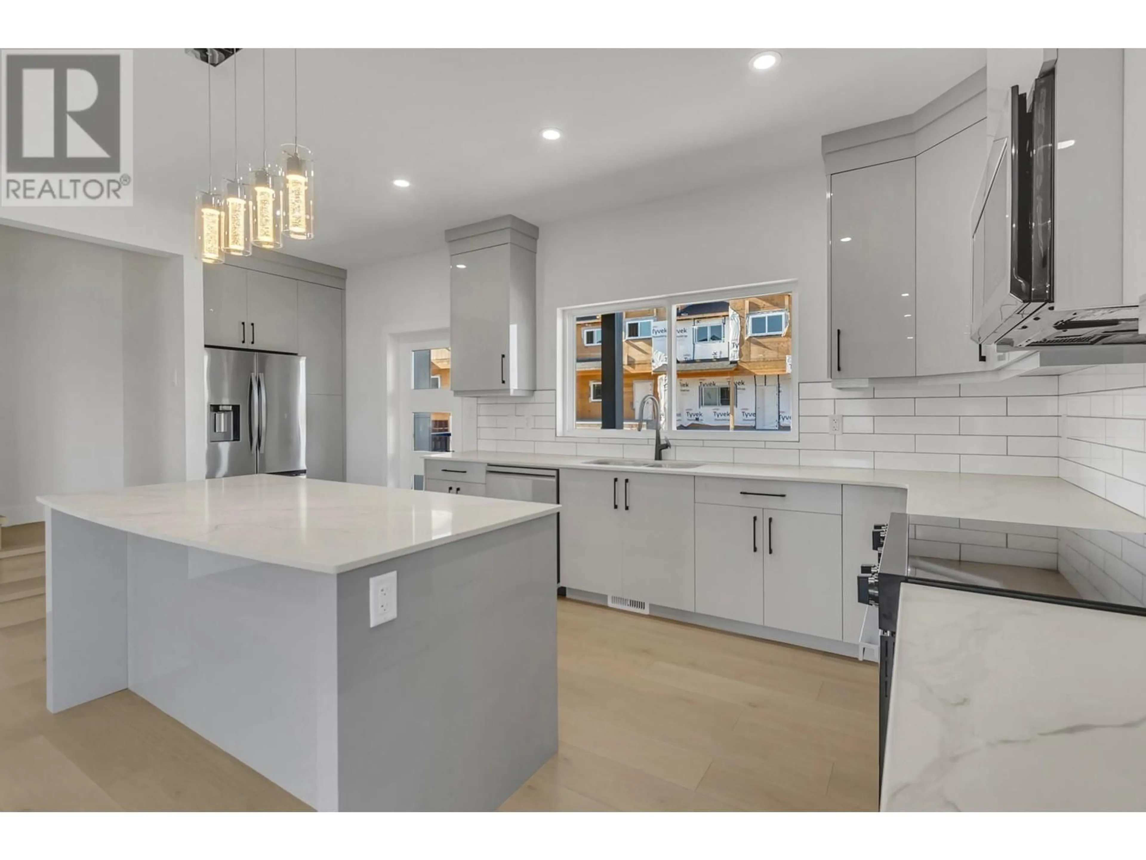 Open concept kitchen, ceramic/tile floor for 2395 ROWE STREET, Prince George British Columbia V2N0J3