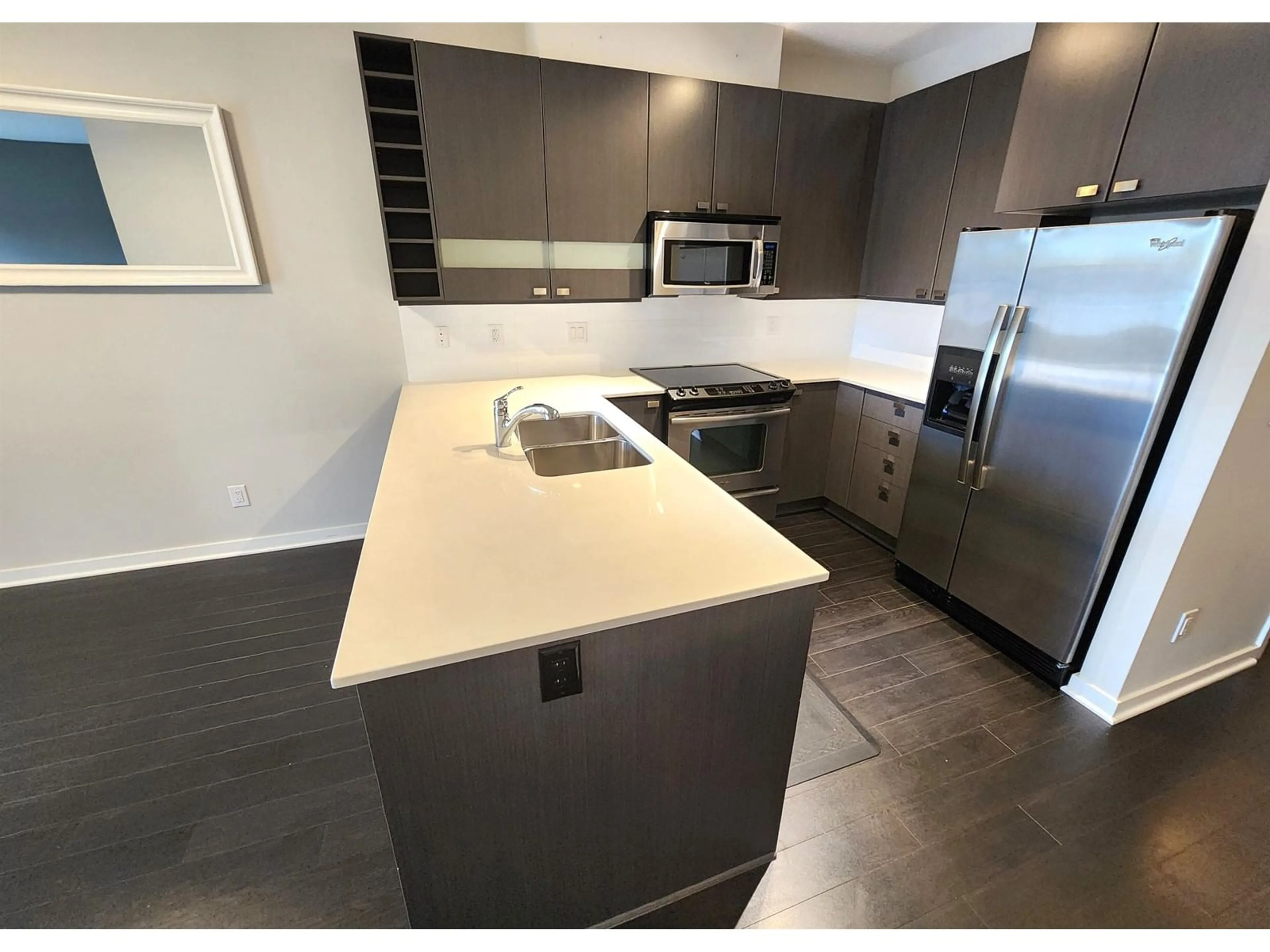 Standard kitchen, ceramic floors for 328 5655 210A STREET, Langley British Columbia V3A0G4