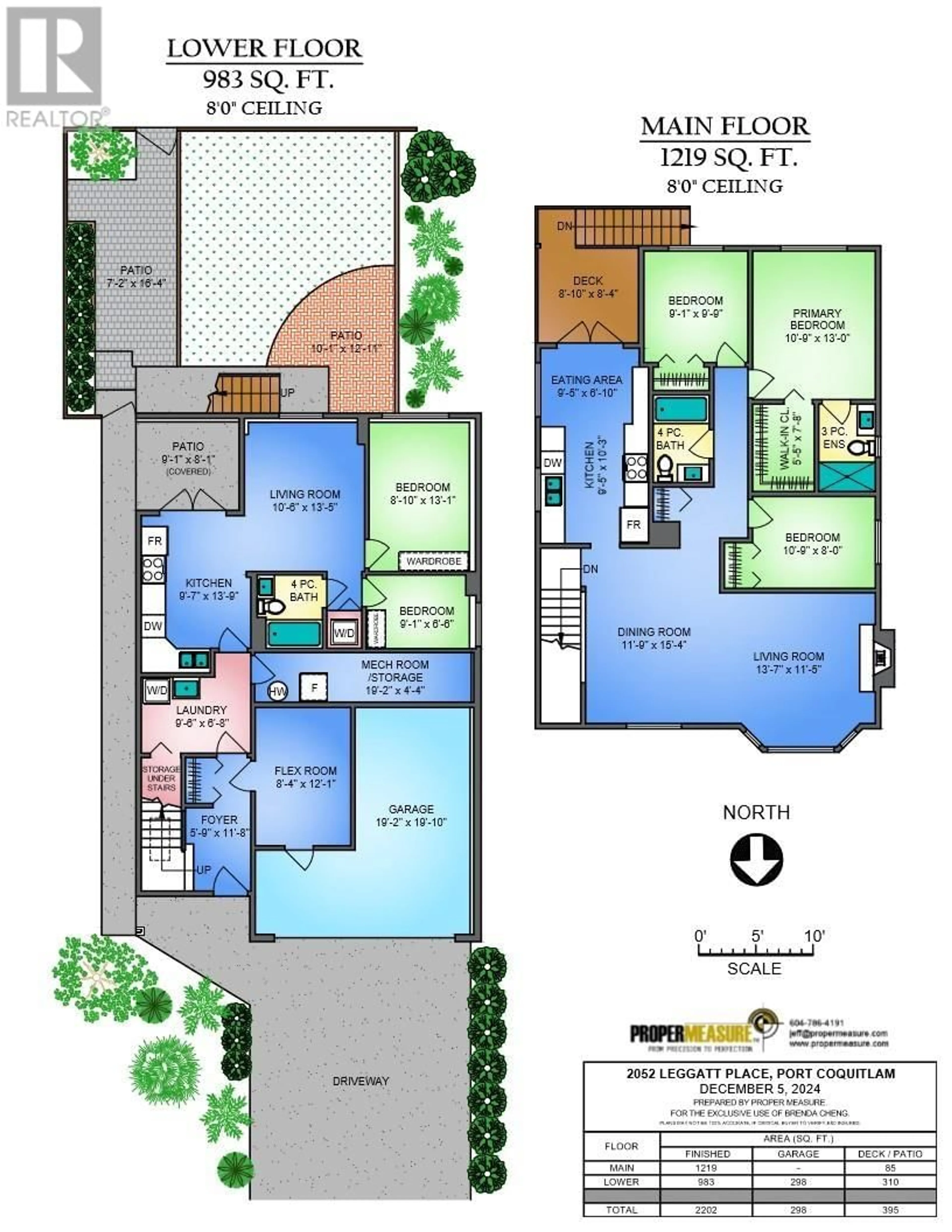 Floor plan for 2052 LEGGATT PLACE, Port Coquitlam British Columbia V3C5V9