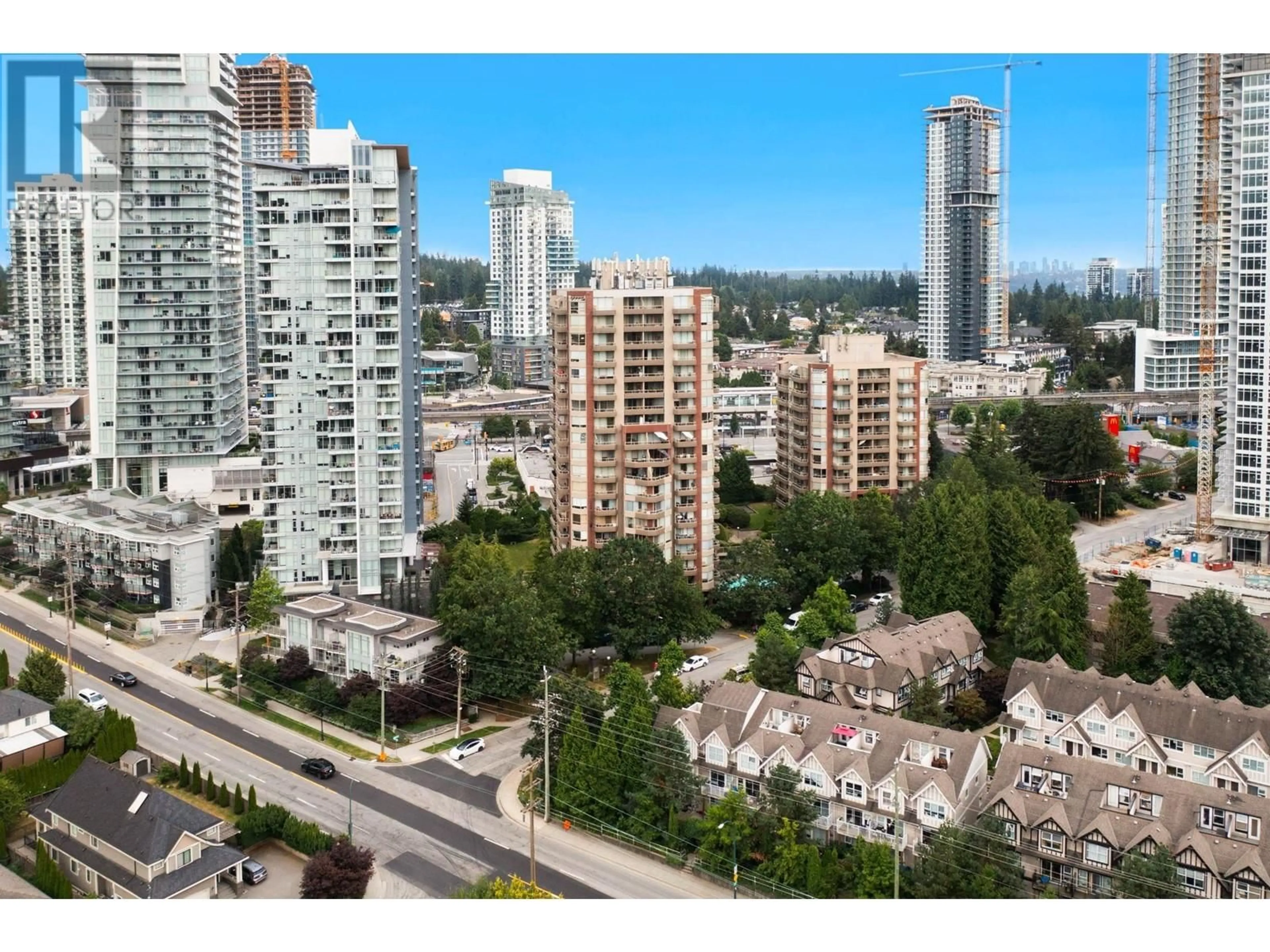 A pic from exterior of the house or condo, the view of city buildings for 1801 738 FARROW STREET, Coquitlam British Columbia V3J7V4