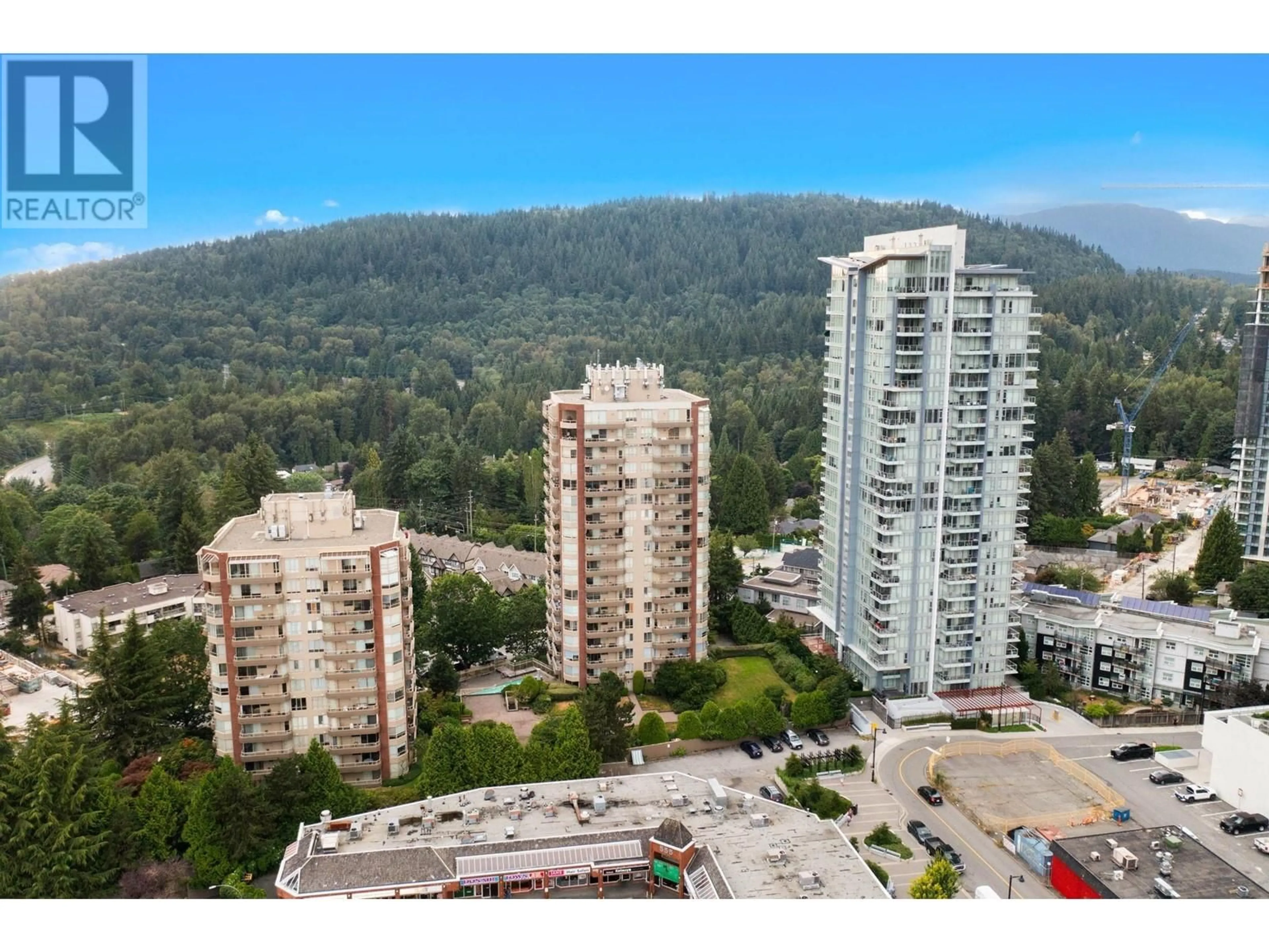 A pic from exterior of the house or condo, the view of city buildings for 1801 738 FARROW STREET, Coquitlam British Columbia V3J7V4