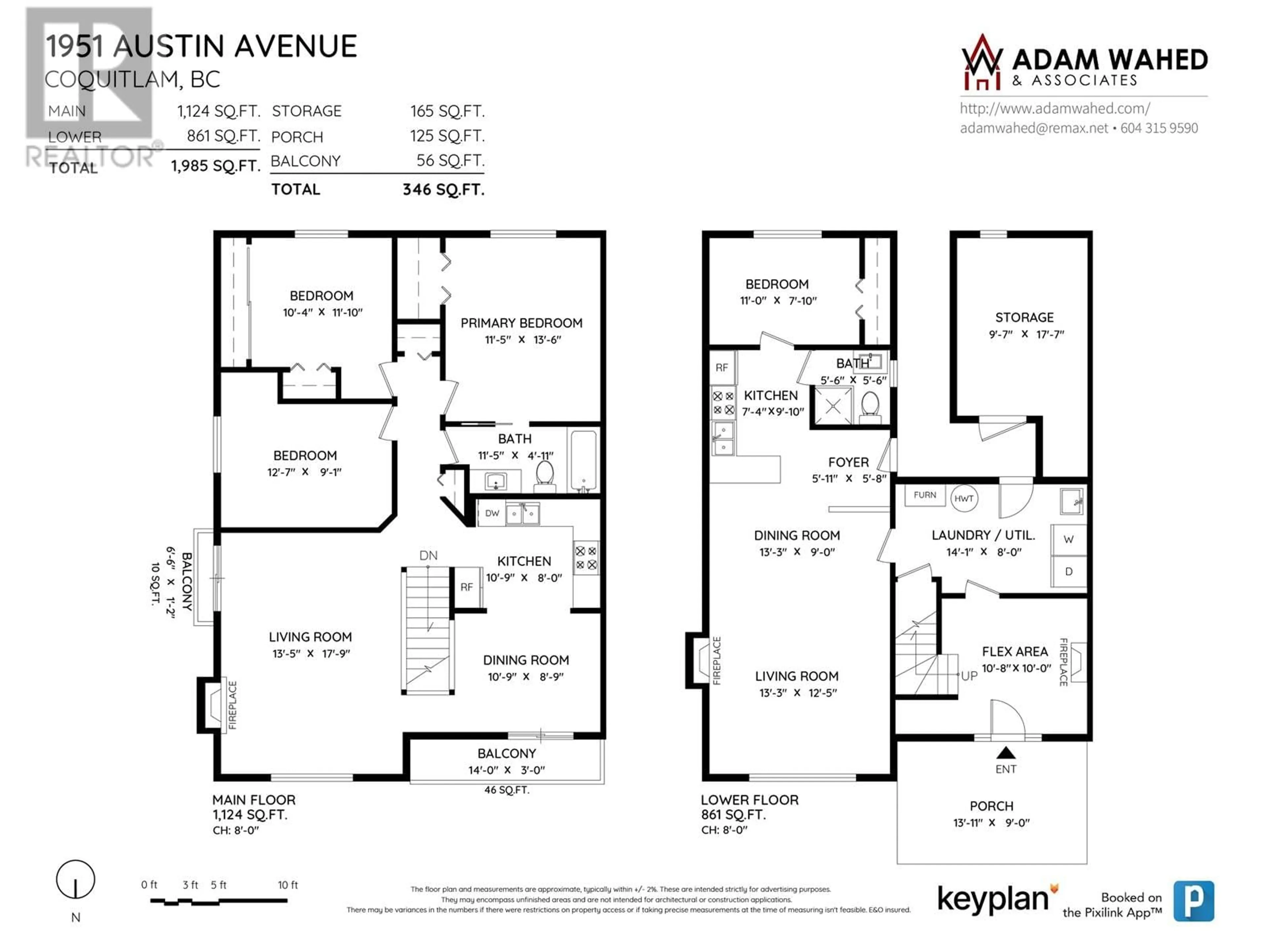 Floor plan for 1951 AUSTIN AVENUE, Coquitlam British Columbia V3K3R5