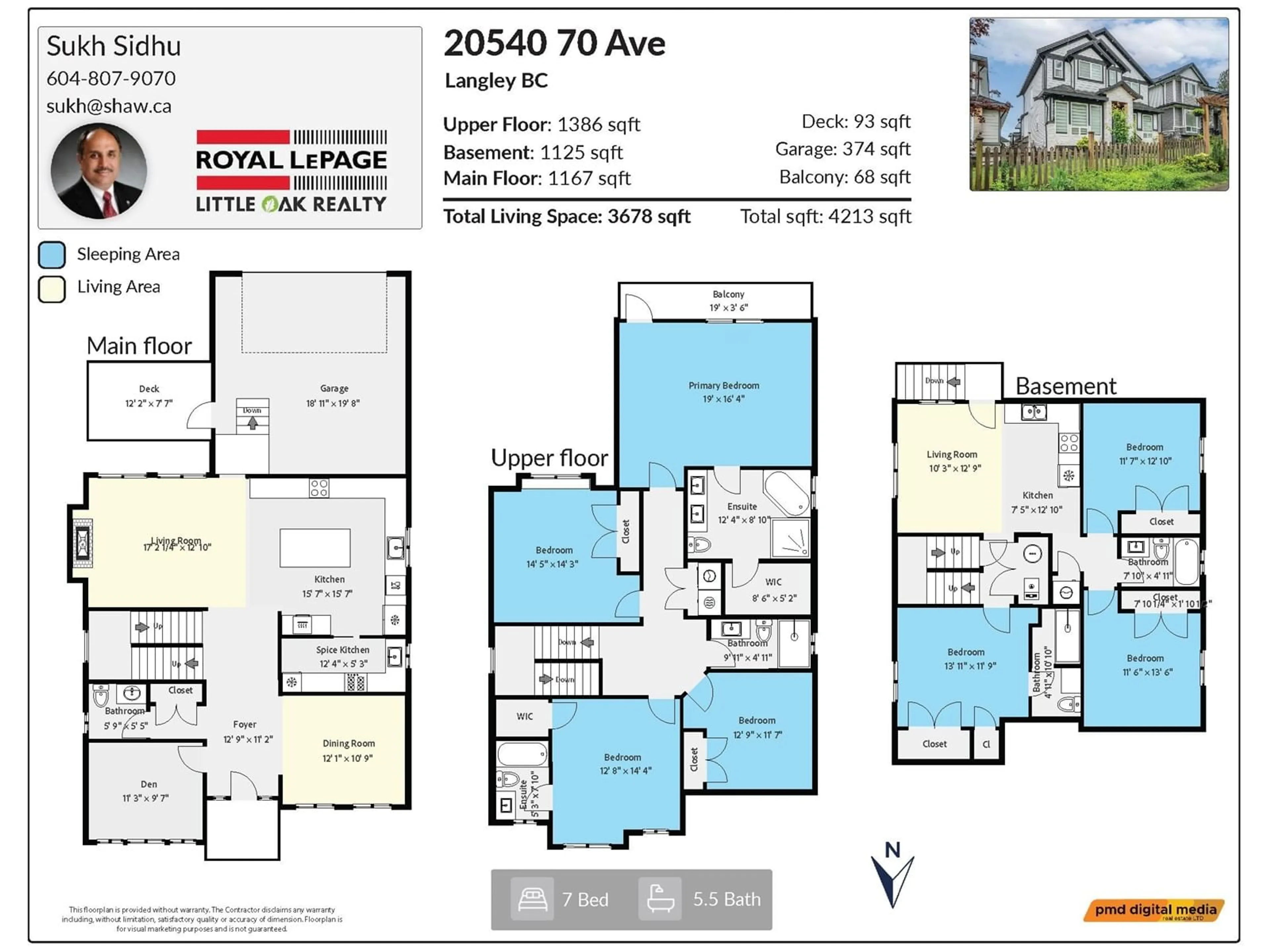 Floor plan for 20540 70 AVENUE, Langley British Columbia V2Y0W4