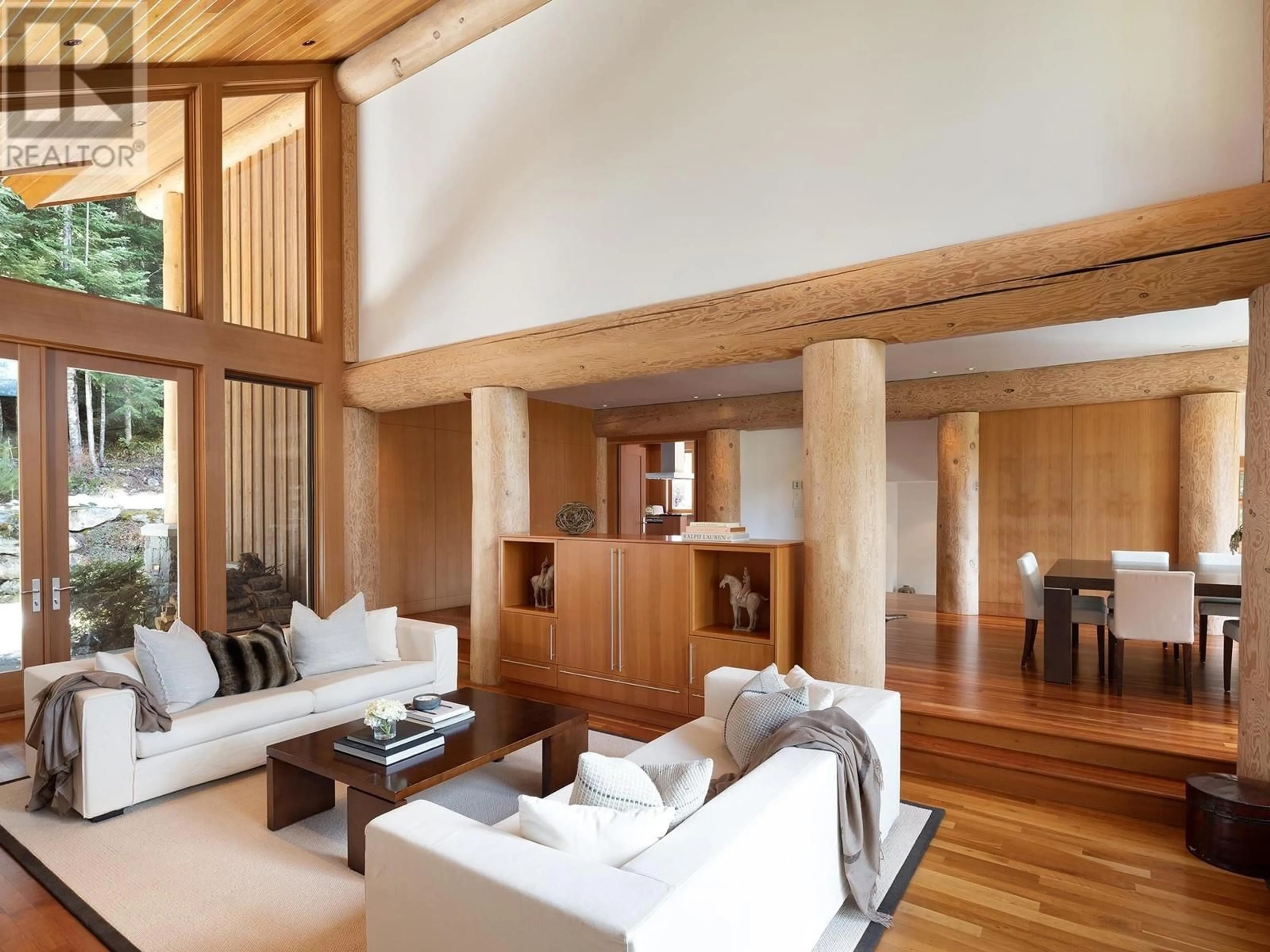 Living room with furniture, wood/laminate floor for 4673 BLACKCOMB WAY, Whistler British Columbia V8E0Z3