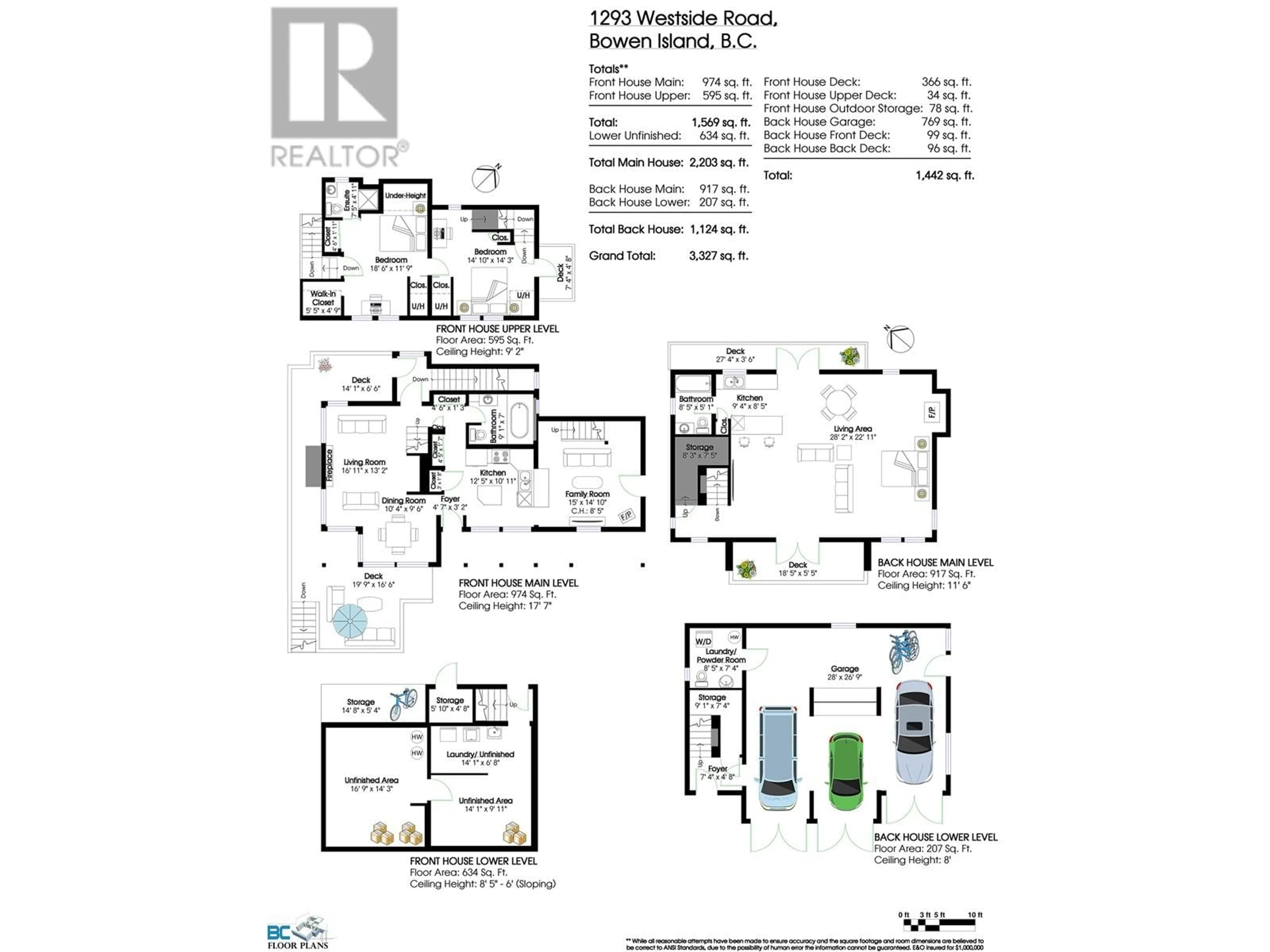 Floor plan for 1293 WESTSIDE ROAD, Bowen Island British Columbia V0N1G2