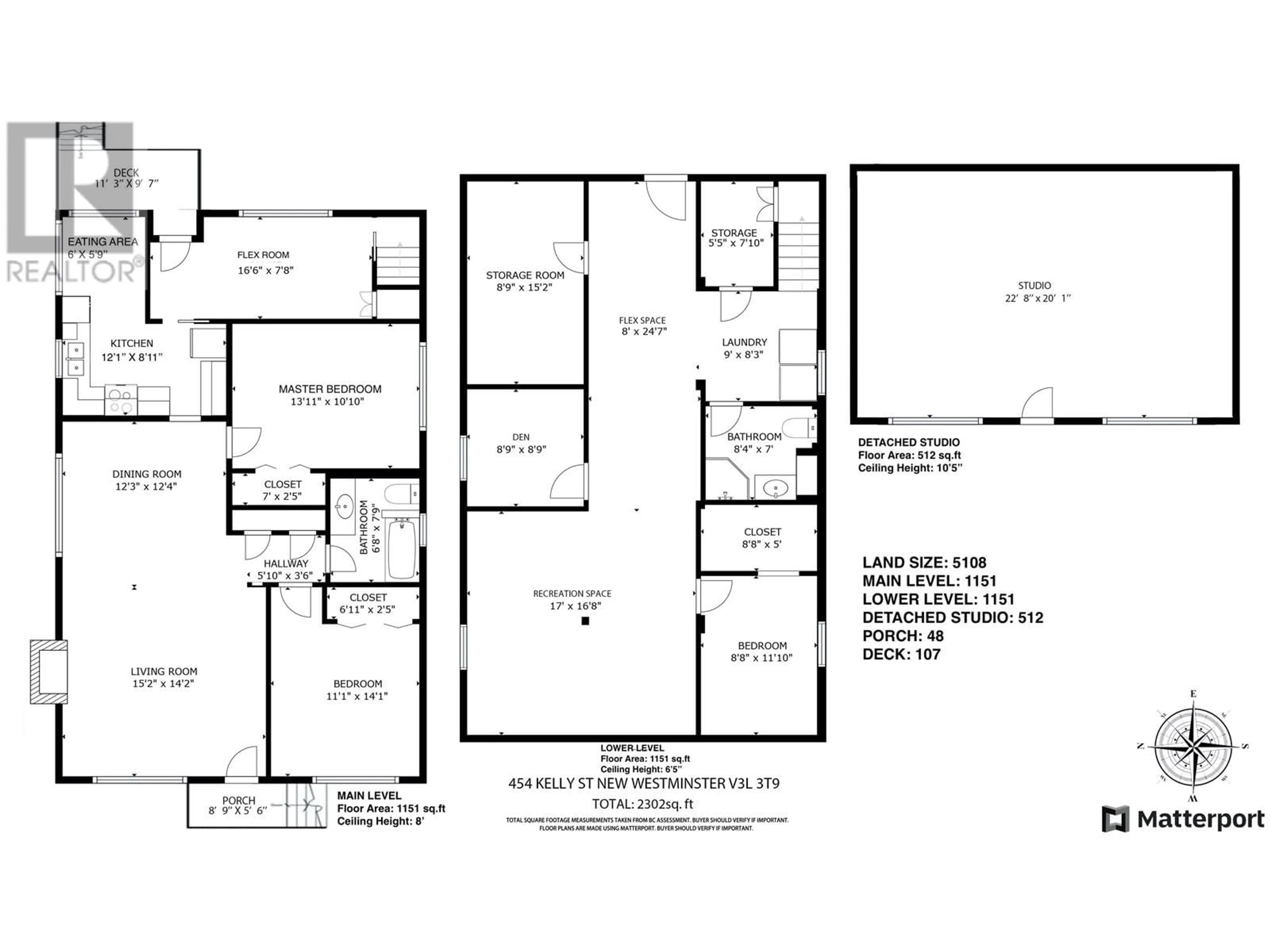 Floor plan for 454 KELLY STREET, New Westminster British Columbia V3L3T9