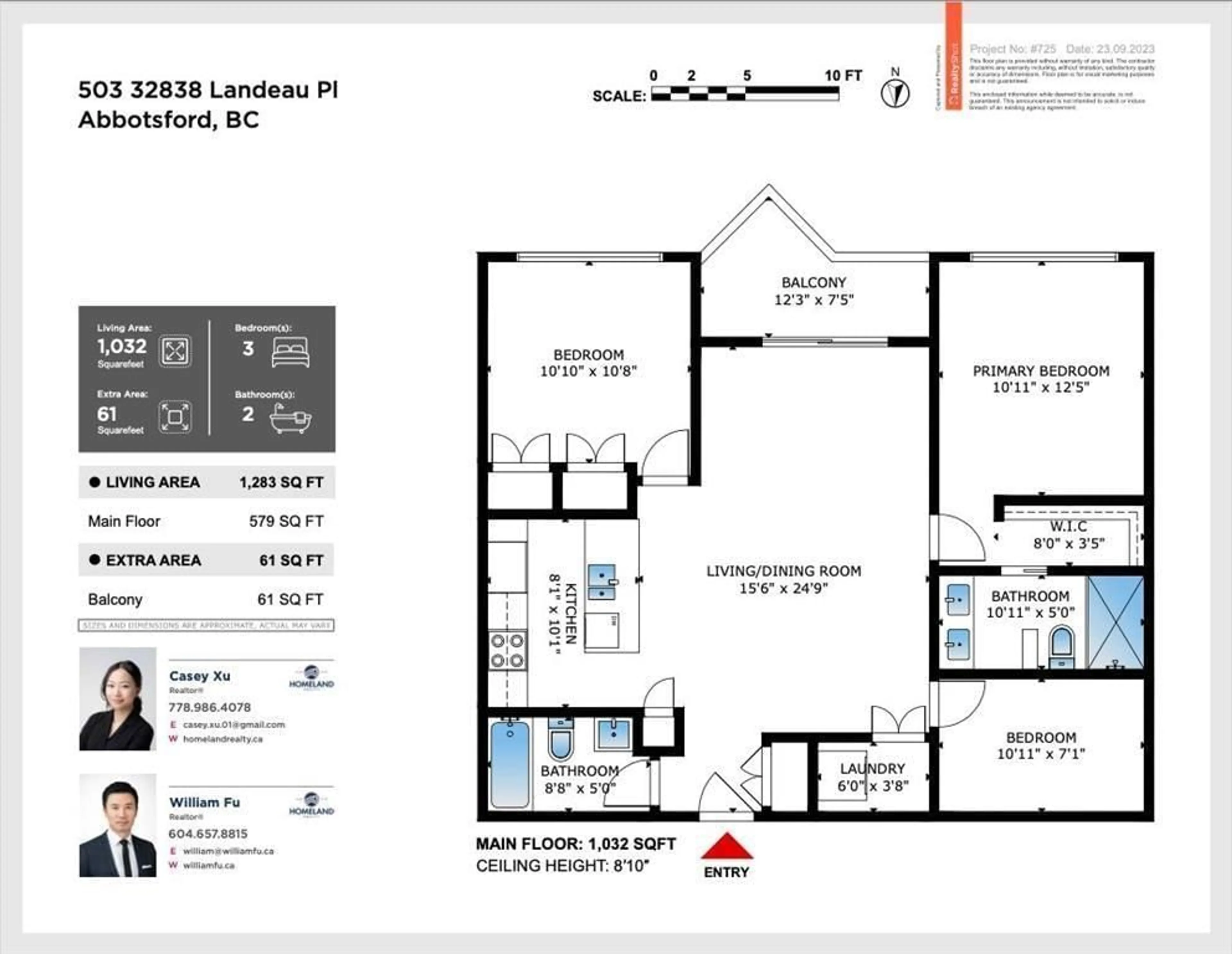 Floor plan for 503 32838 LANDEAU PLACE, Abbotsford British Columbia V2S0M6