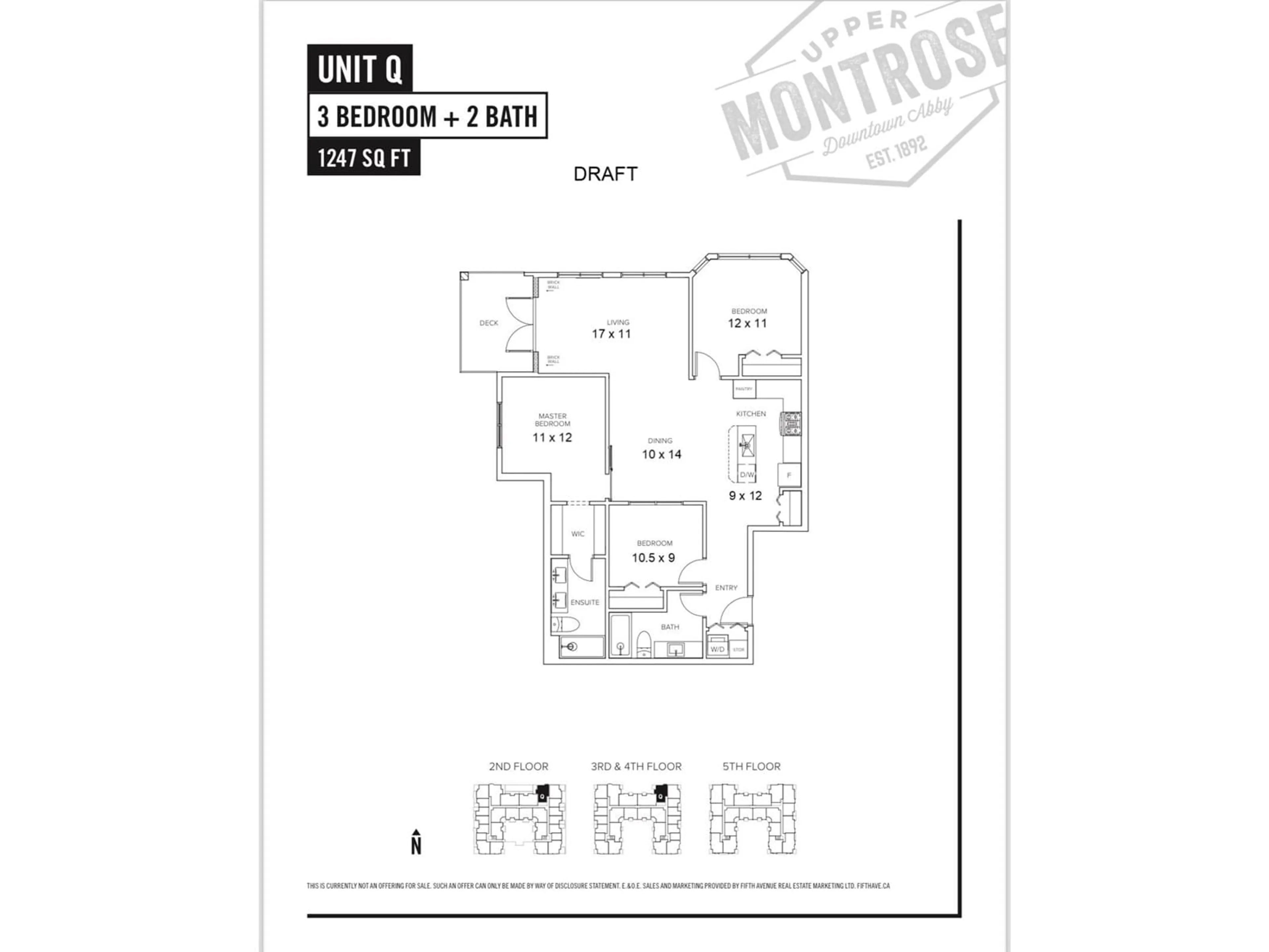 Floor plan for 301 2493 MONTROSE AVENUE, Abbotsford British Columbia V2S3T2